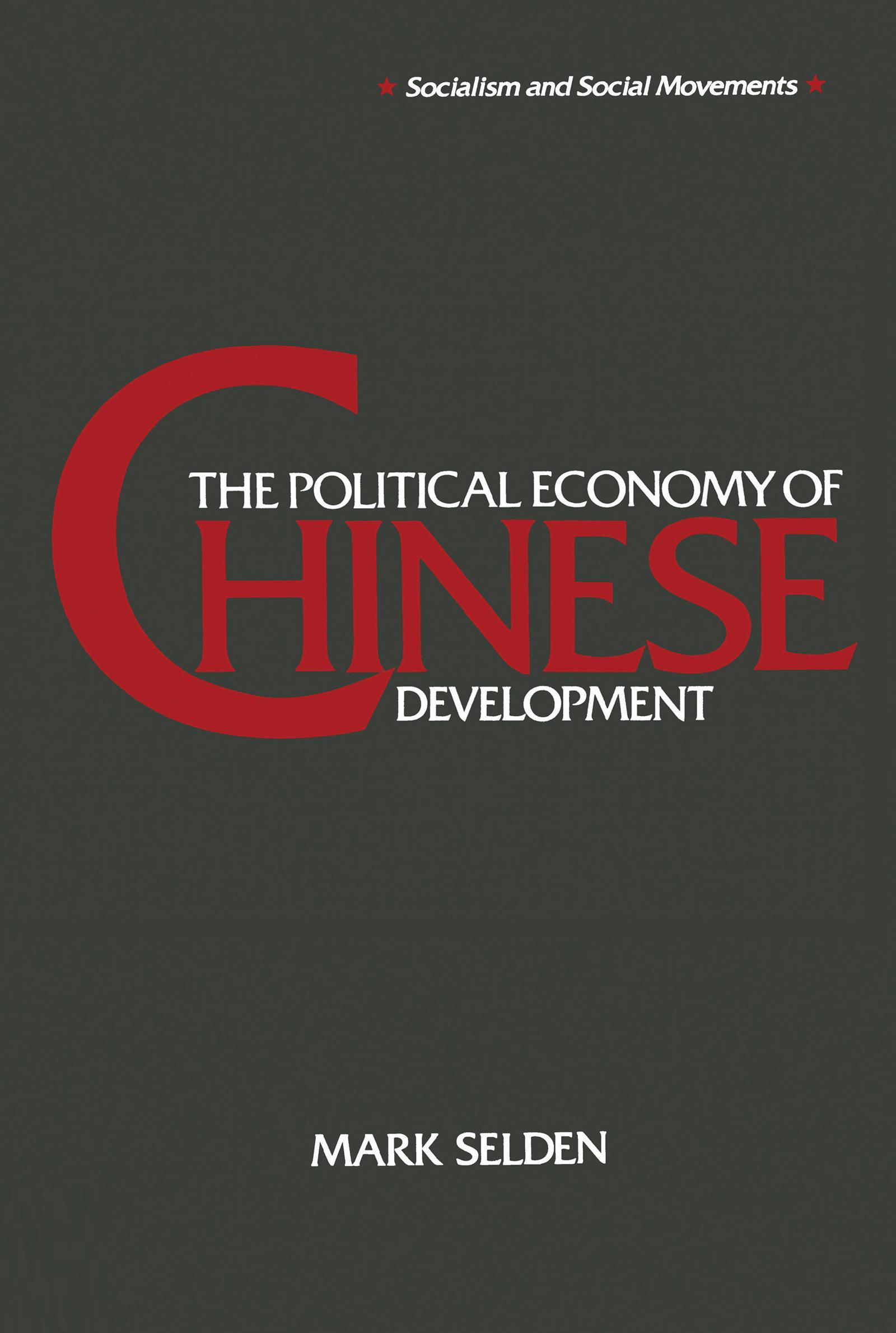 The Political Economy of Chinese Development