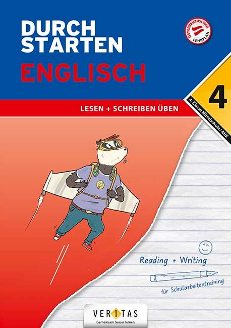 Durchstarten 4. Klasse - Englisch Mittelschule/AHS - Lesen und Schreiben