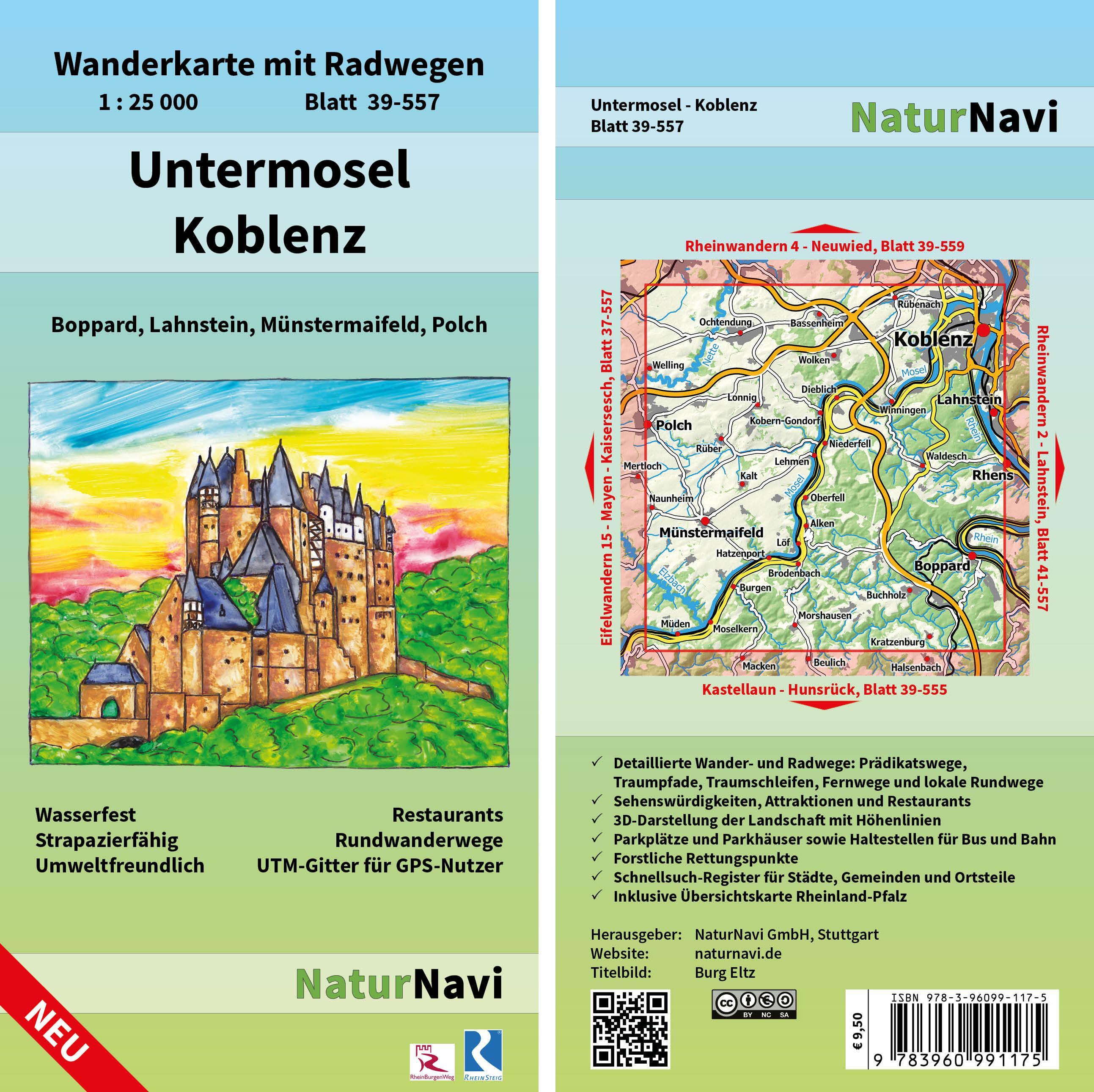 Untermosel - Koblenz 1: 25 000