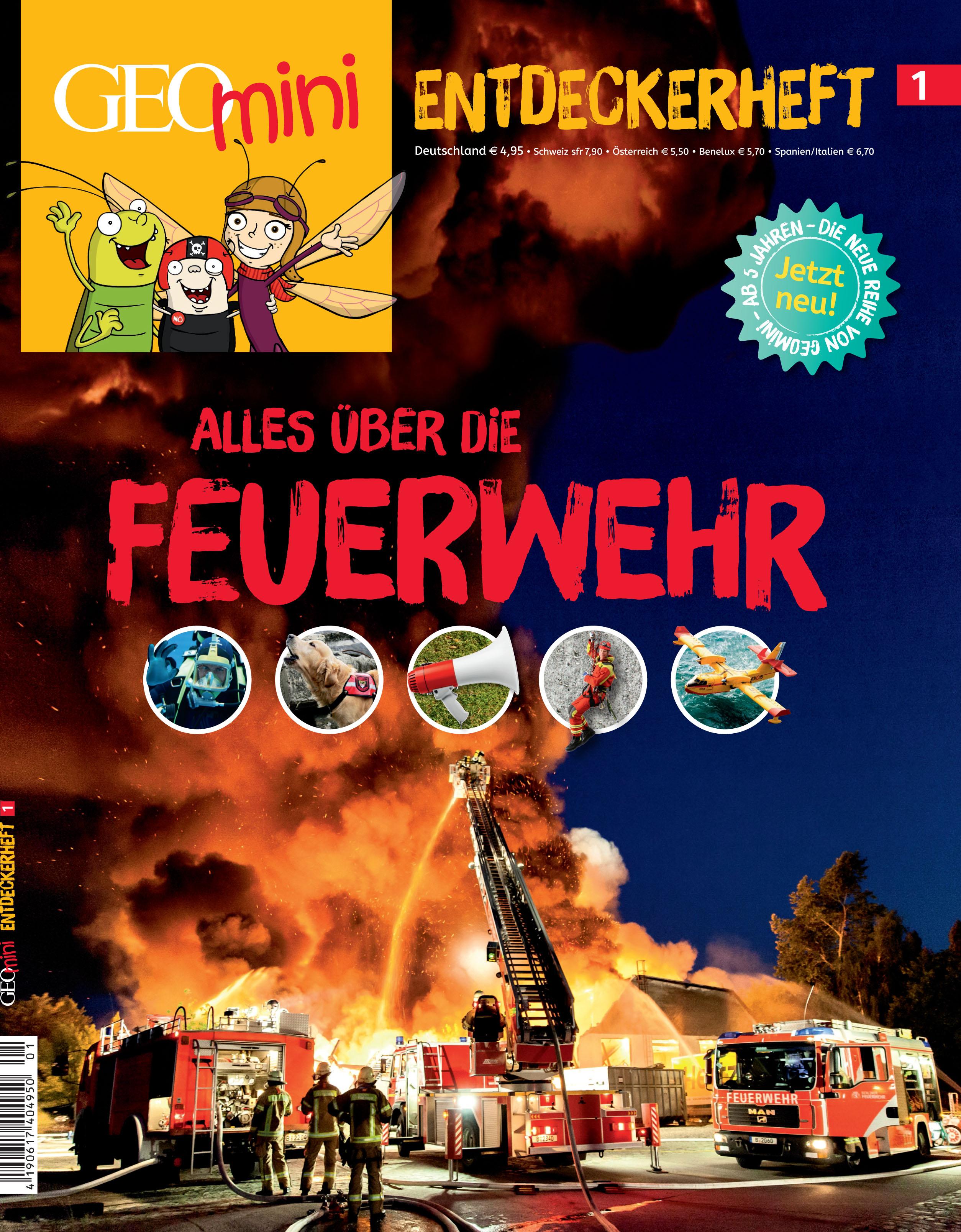 GEOlino mini Entdeckerheft 1/2016 - Alles über die Feuerwehr