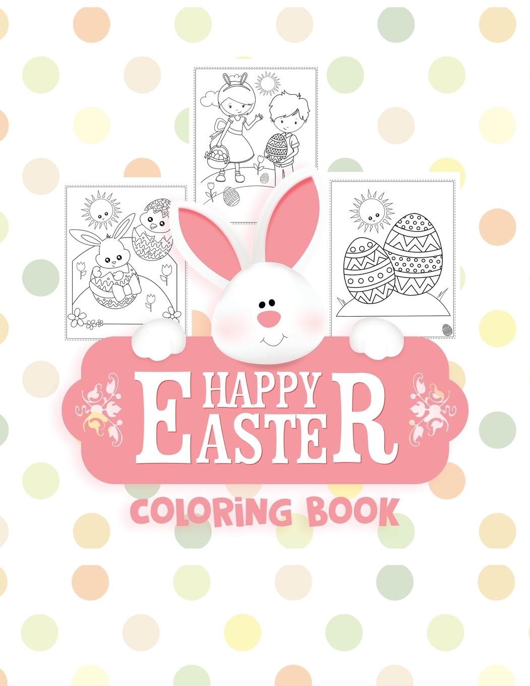 Happy Easter Coloring Book