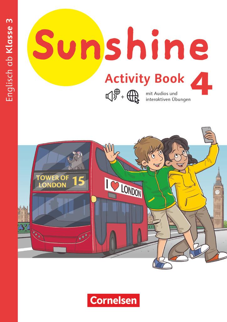 Sunshine 4. Schuljahr - Baden-Württemberg, Hessen, Niedersachsen - Activity Book mit interaktiven Übungen online