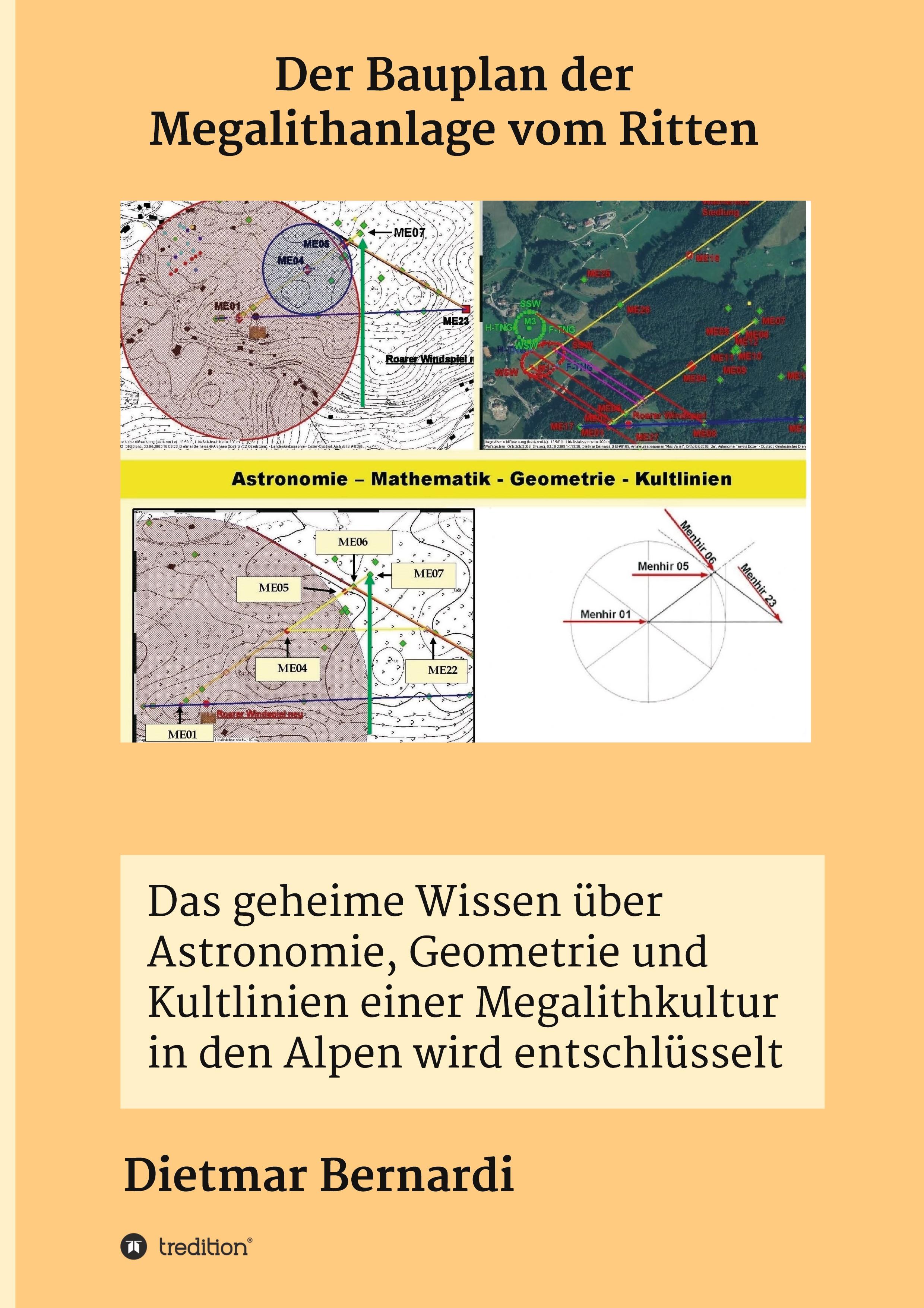 Der Bauplan der Megalithanlage vom Ritten