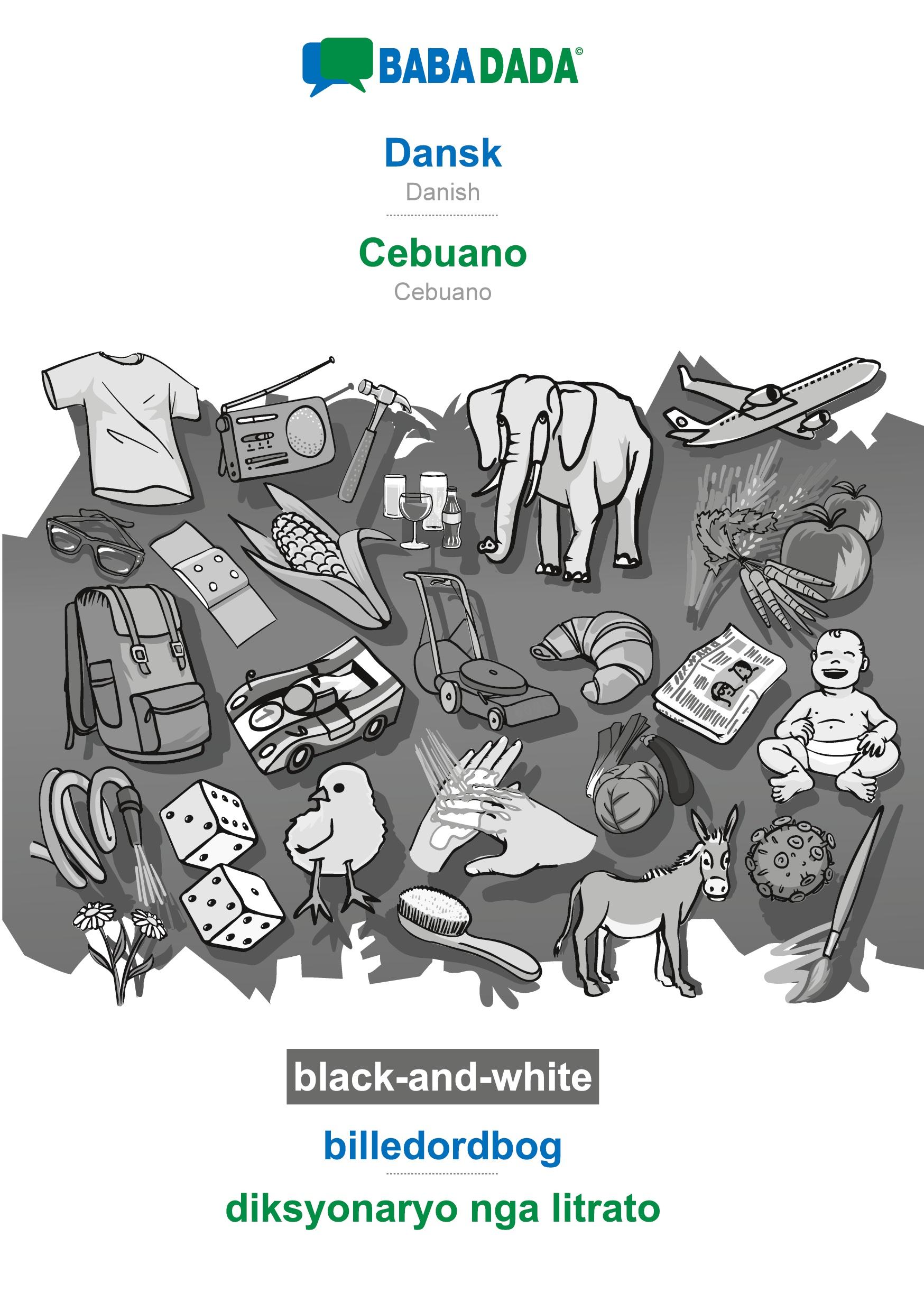 BABADADA black-and-white, Dansk - Cebuano, billedordbog - diksyonaryo nga litrato