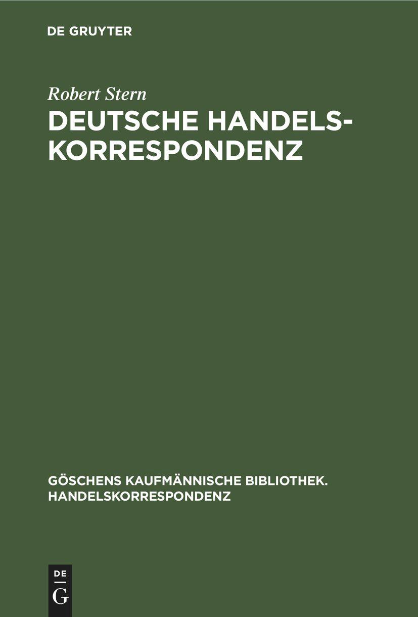 Deutsche Handelskorrespondenz