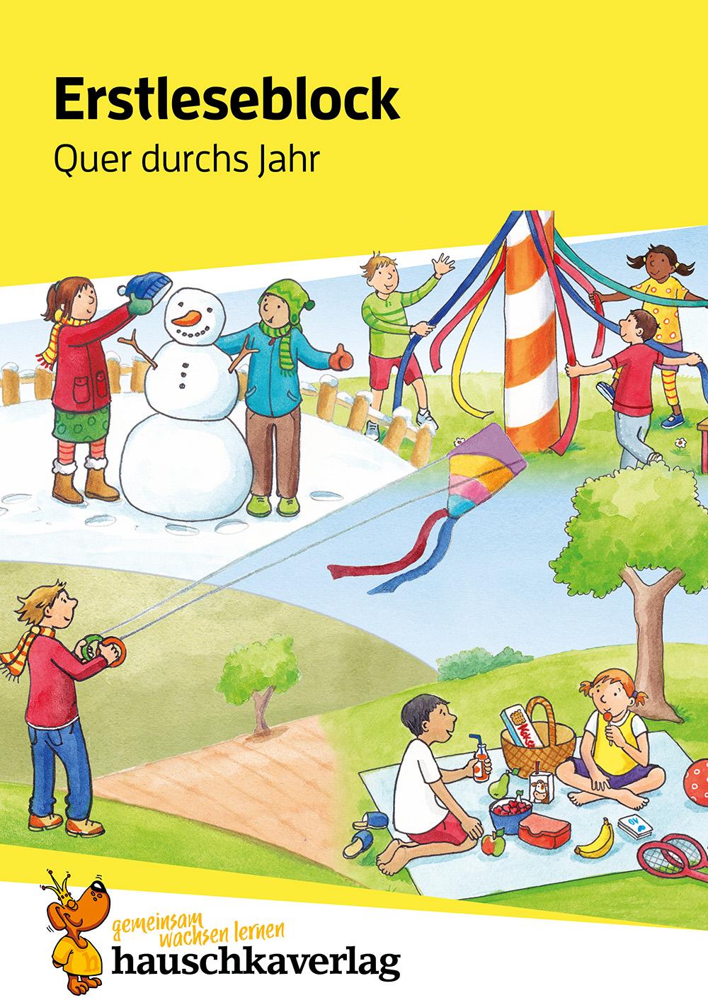 Lesen lernen 1. Klasse für Jungen und Mädchen - Quer durchs Jahr