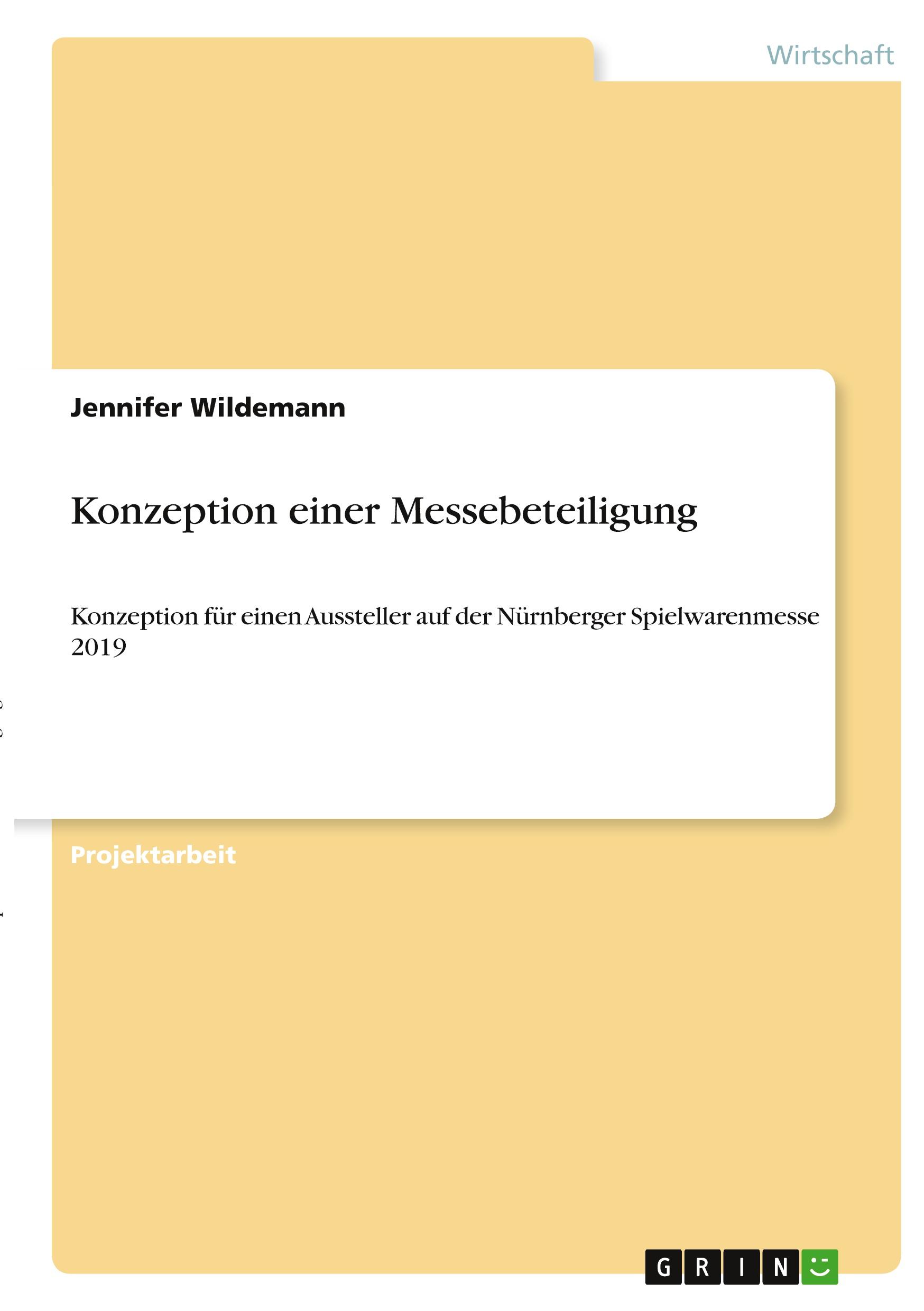 Konzeption einer Messebeteiligung