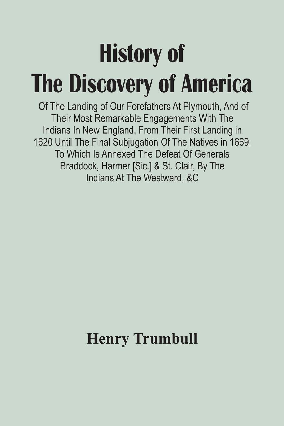 History Of The Discovery Of America