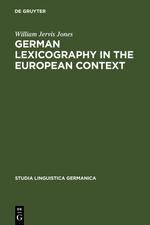 German Lexicography in the European Context