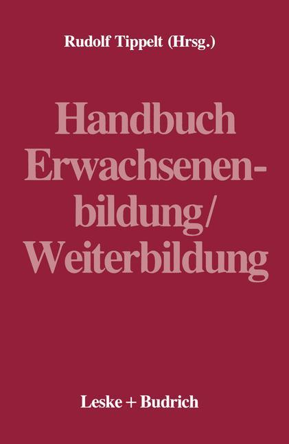 Handbuch Erwachsenenbildung/Weiterbildung