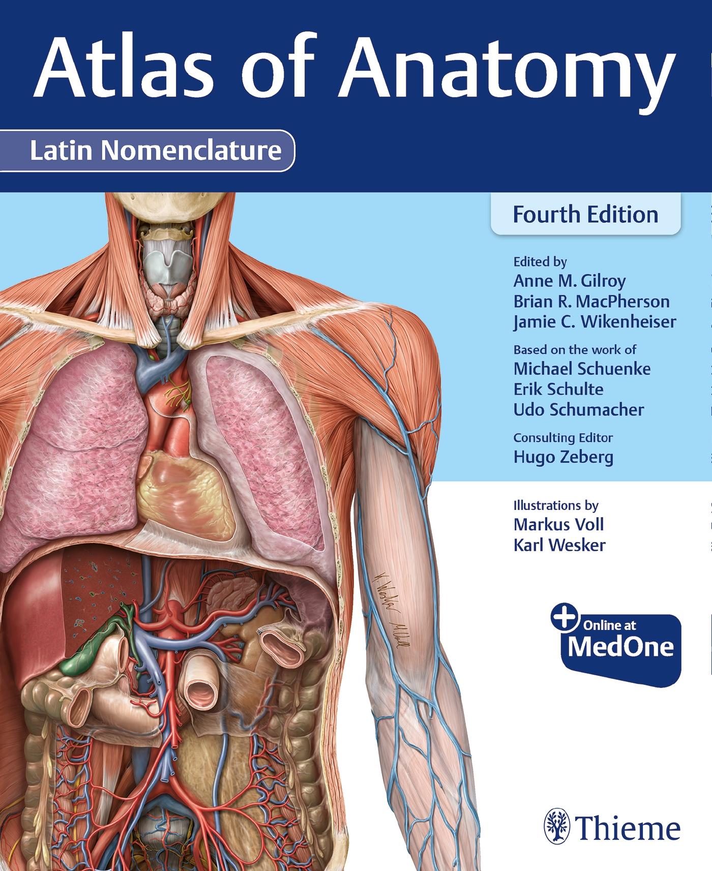 Atlas of Anatomy, Latin Nomenclature  + Online at MedOne