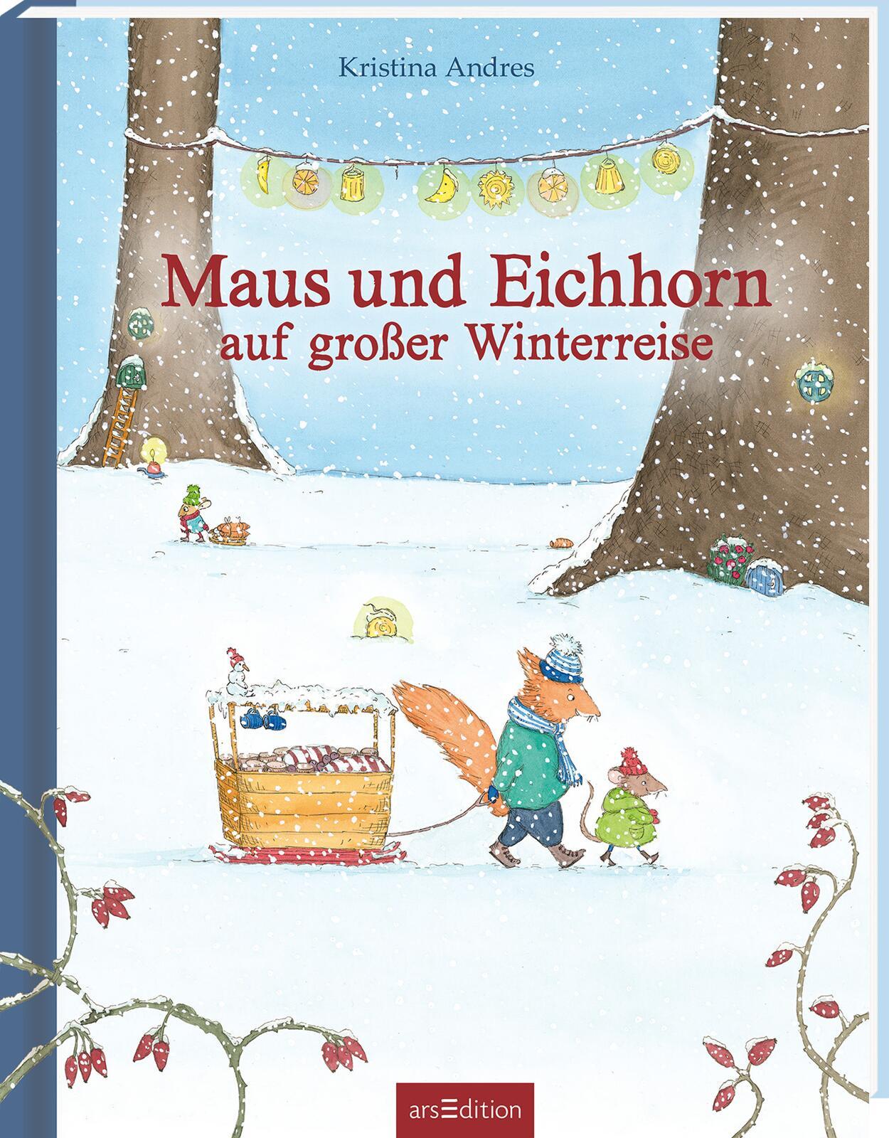 Maus und Eichhorn auf großer Winterreise