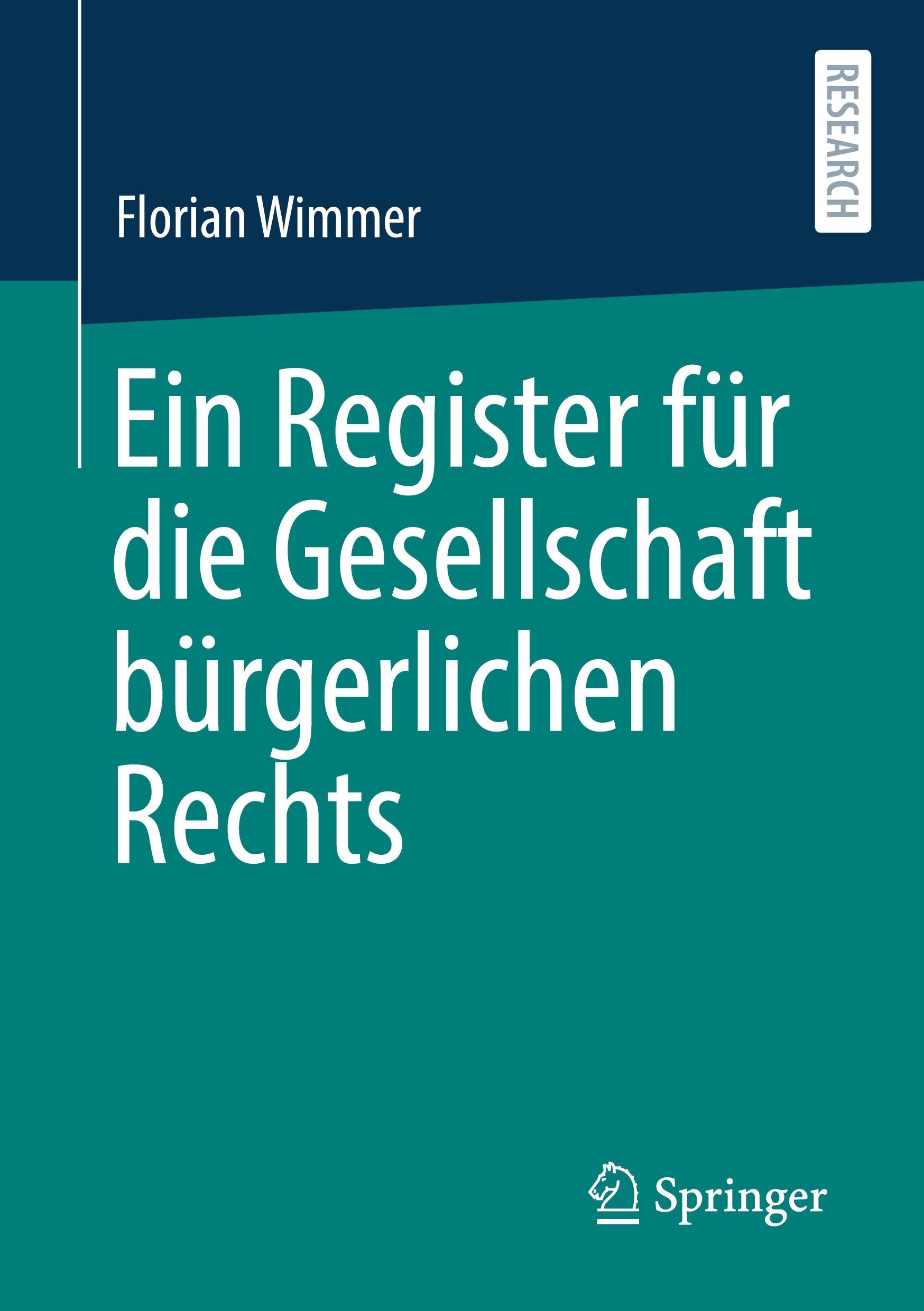 Ein Register für die Gesellschaft bürgerlichen Rechts