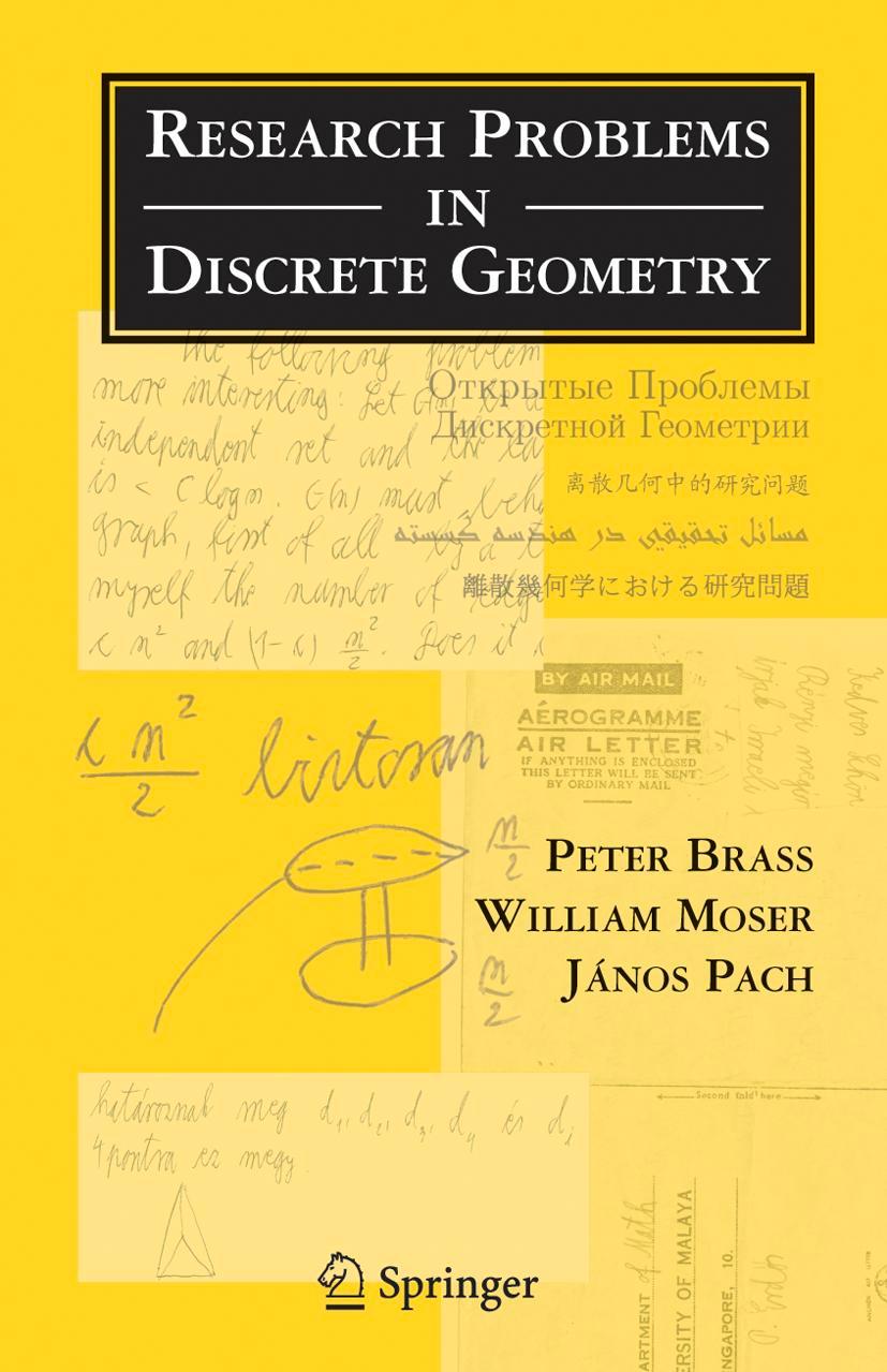 Research Problems in Discrete Geometry