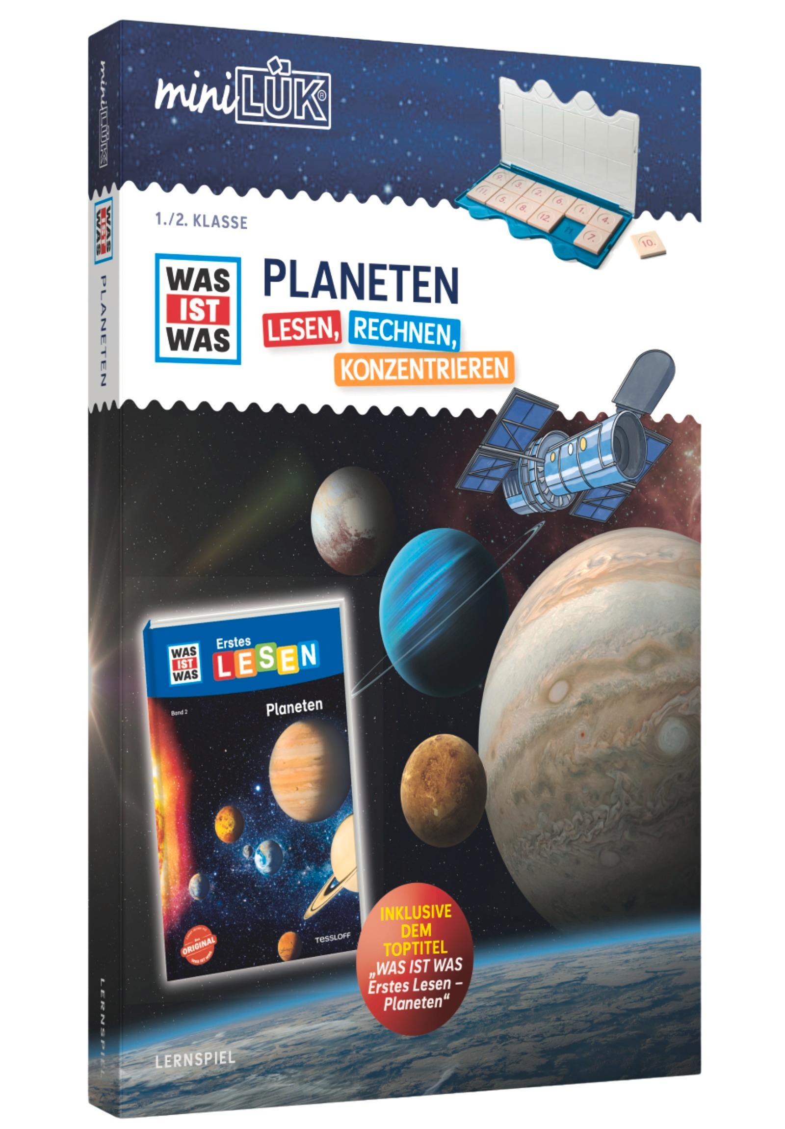 miniLÜK-Set. Deutsch 1./2. Klasse: WAS PLANETEN - Lesen, Rechnen, Konzentrieren