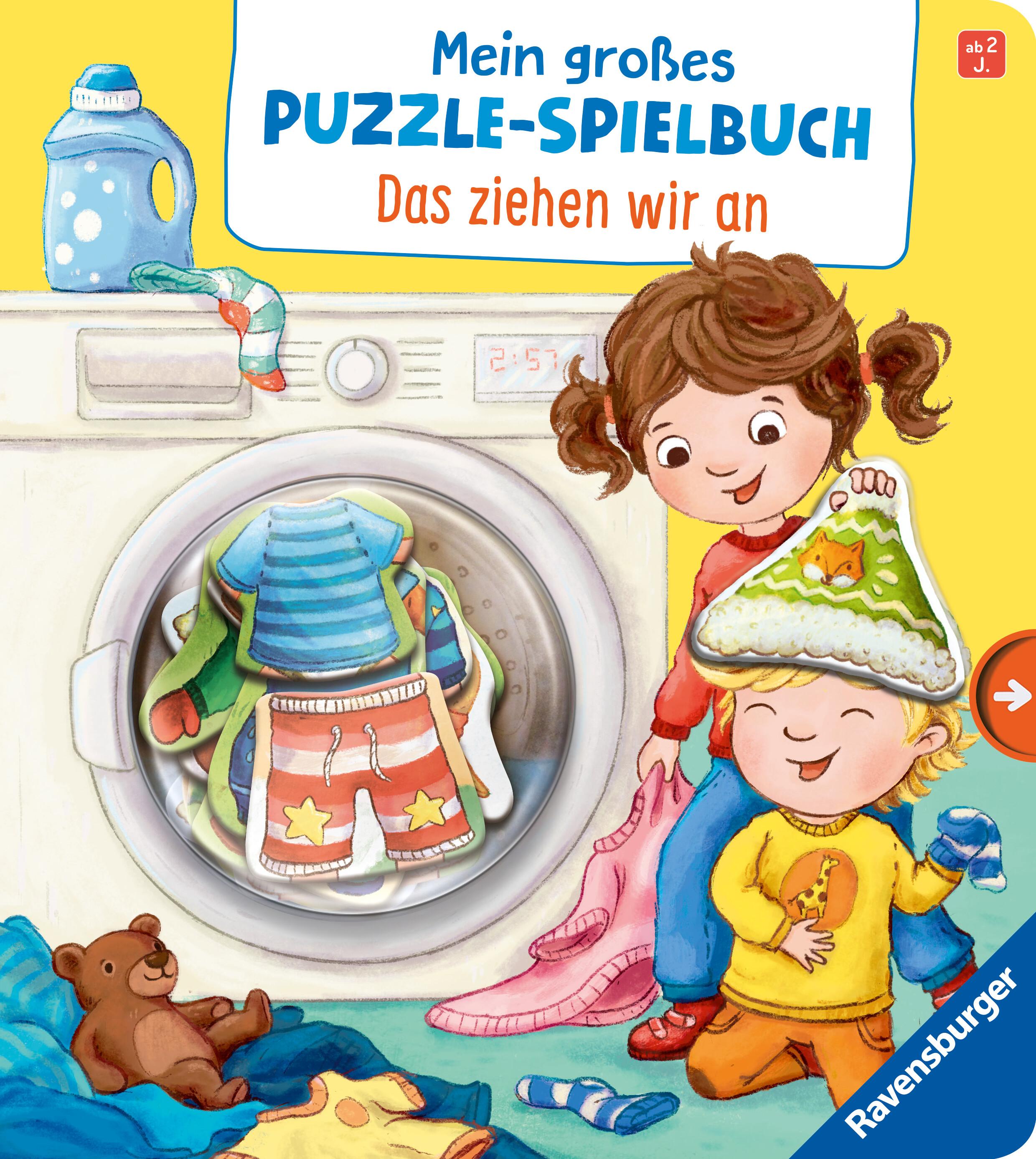 Mein großes Puzzle-Spielbuch: Das ziehen wir an