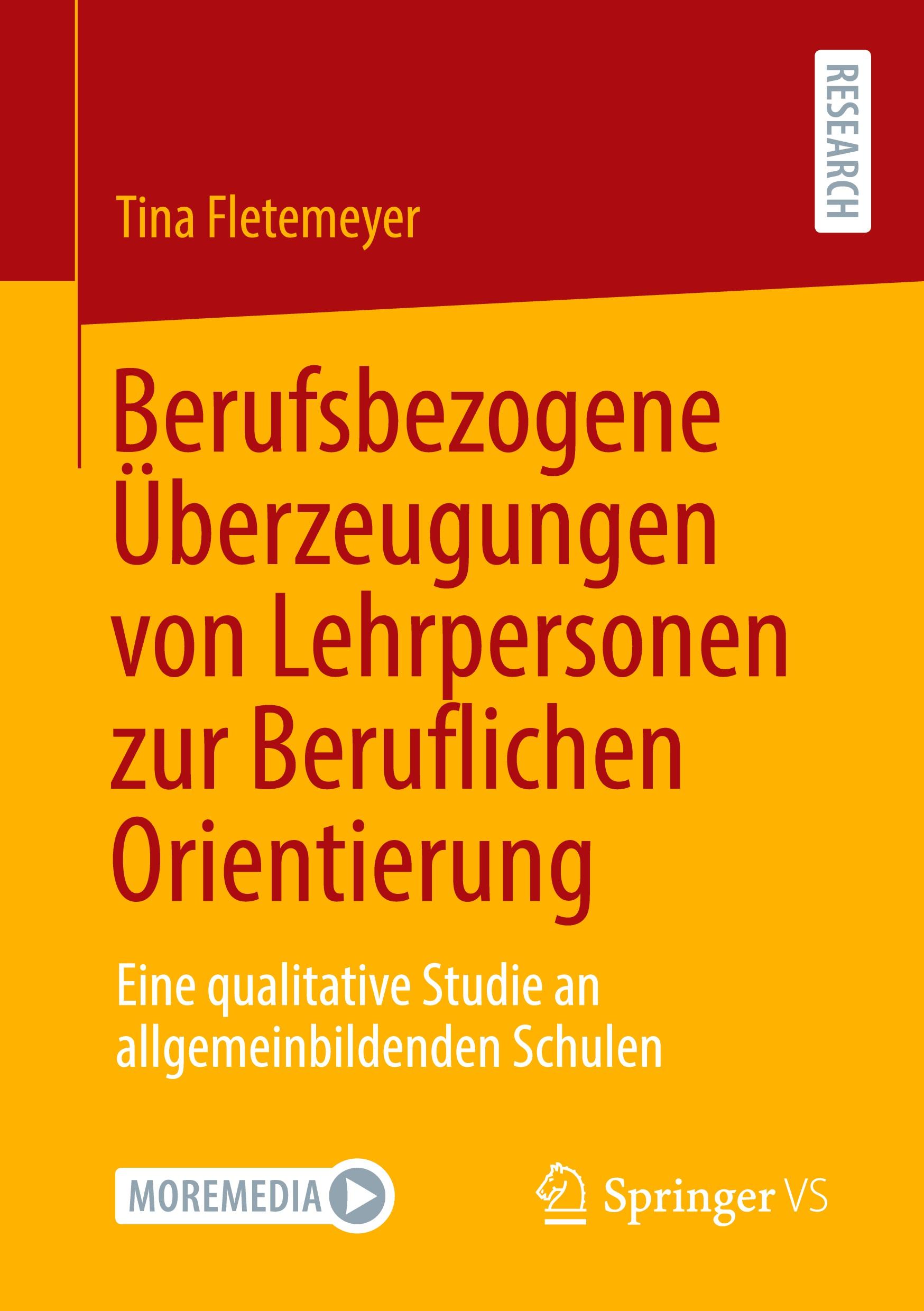 Berufsbezogene Überzeugungen von Lehrpersonen zur Beruflichen Orientierung