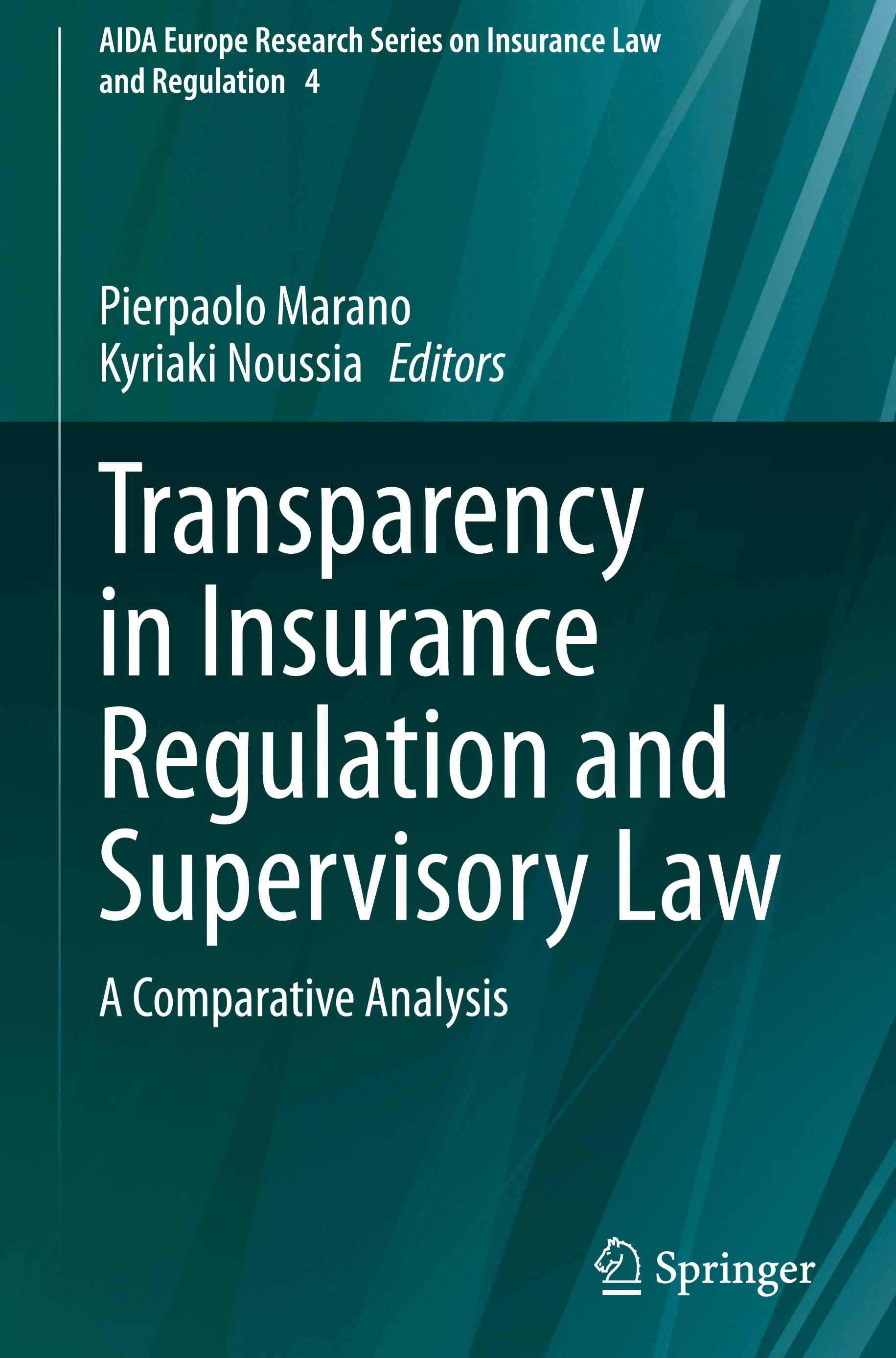 Transparency in Insurance Regulation and Supervisory Law