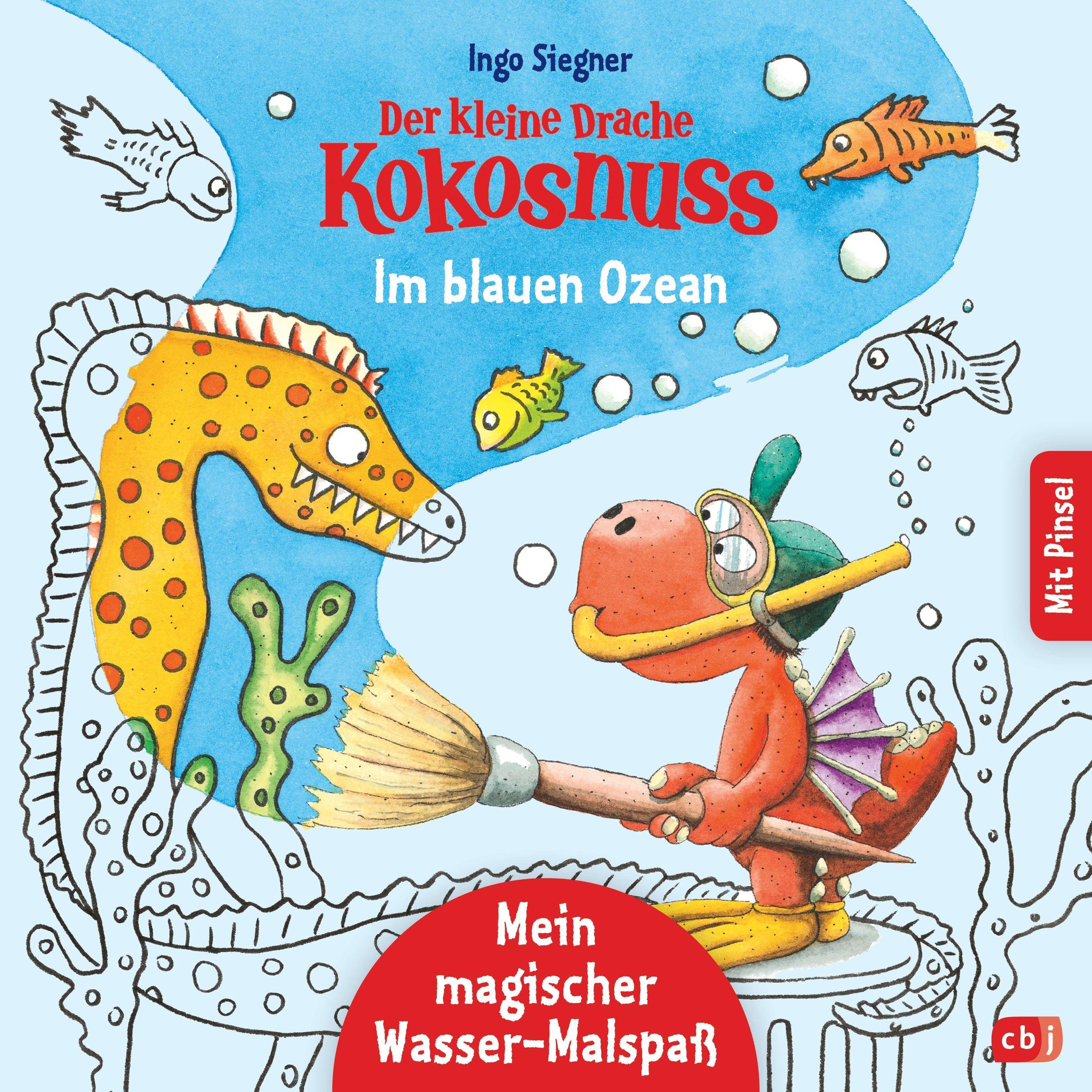 Der kleine Drache Kokosnuss - Mein magischer Wasser-Malspaß - Im blauen Ozean