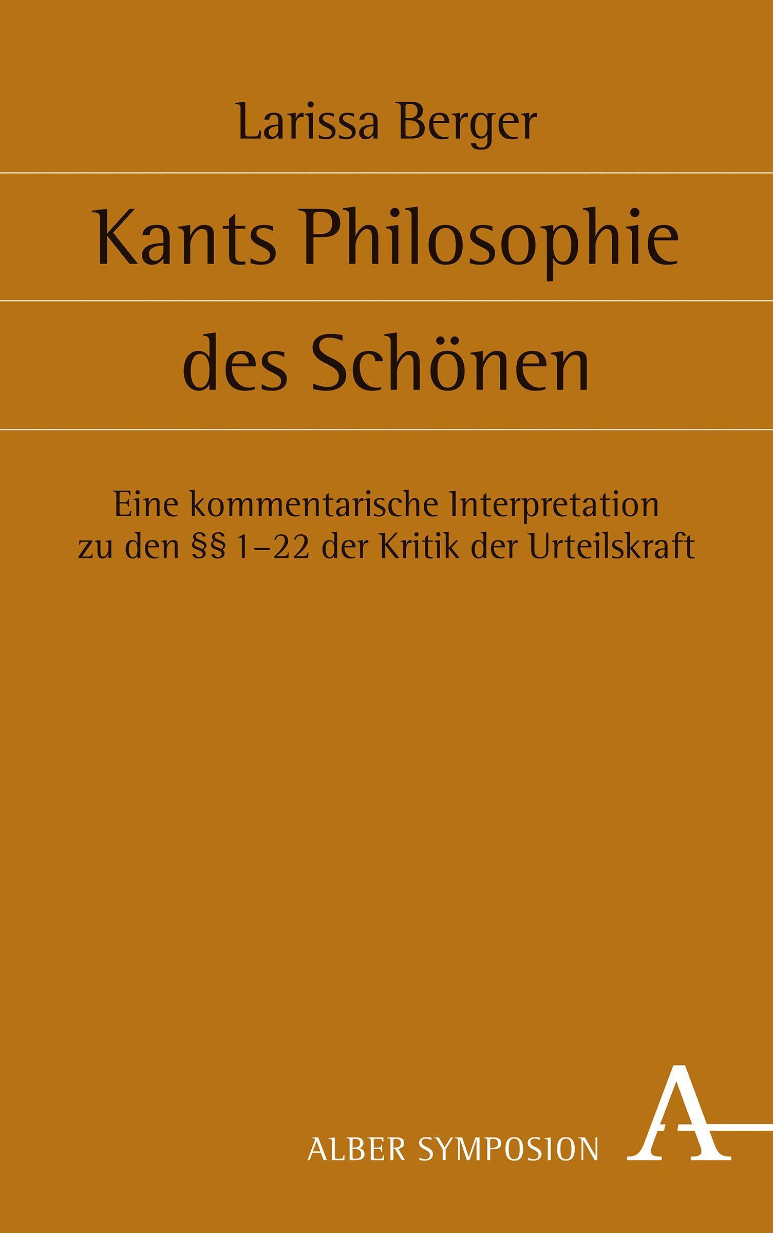 Kants Philosophie des Schönen