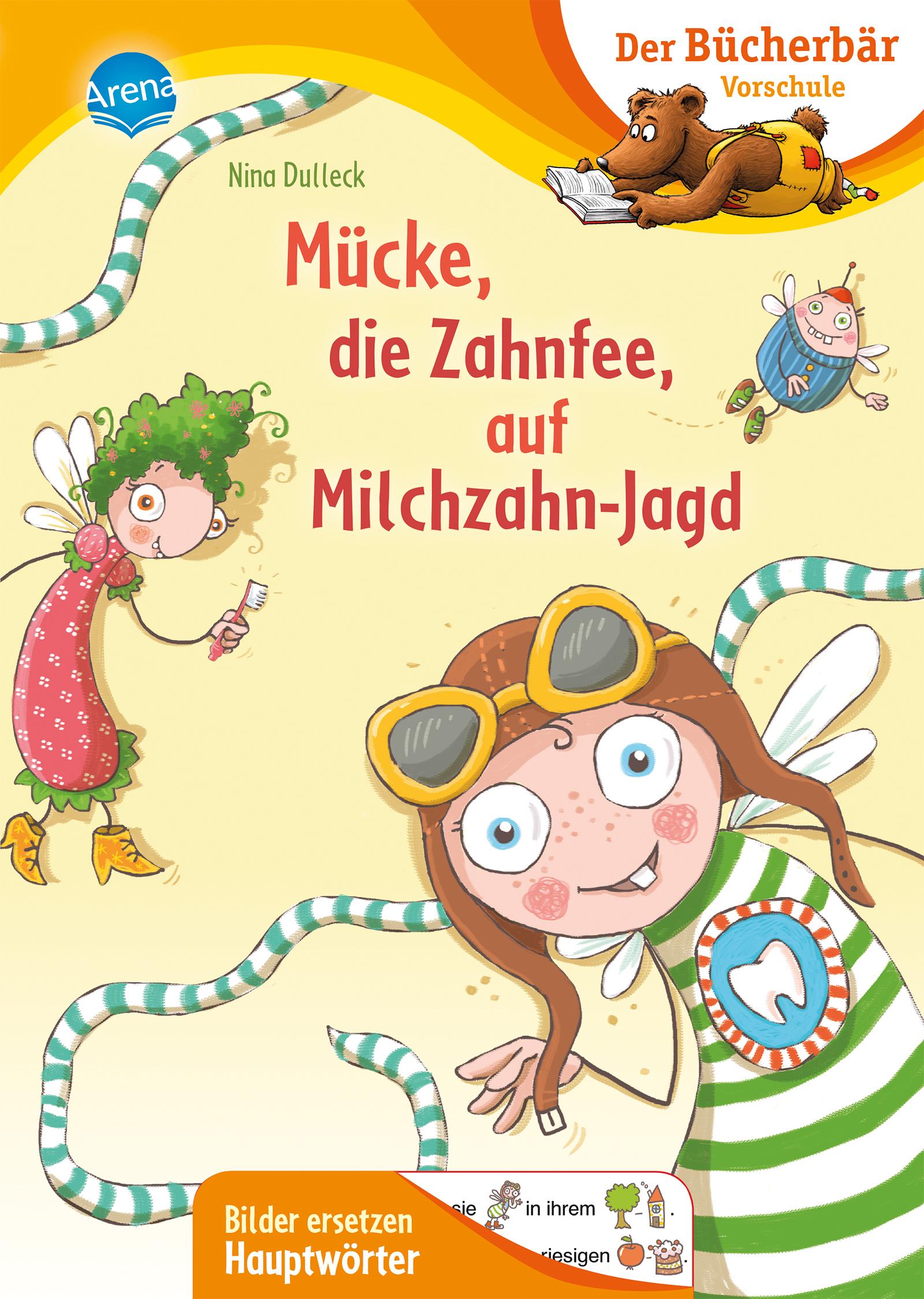 Mücke, die Zahnfee, auf Milchzahn-Jagd