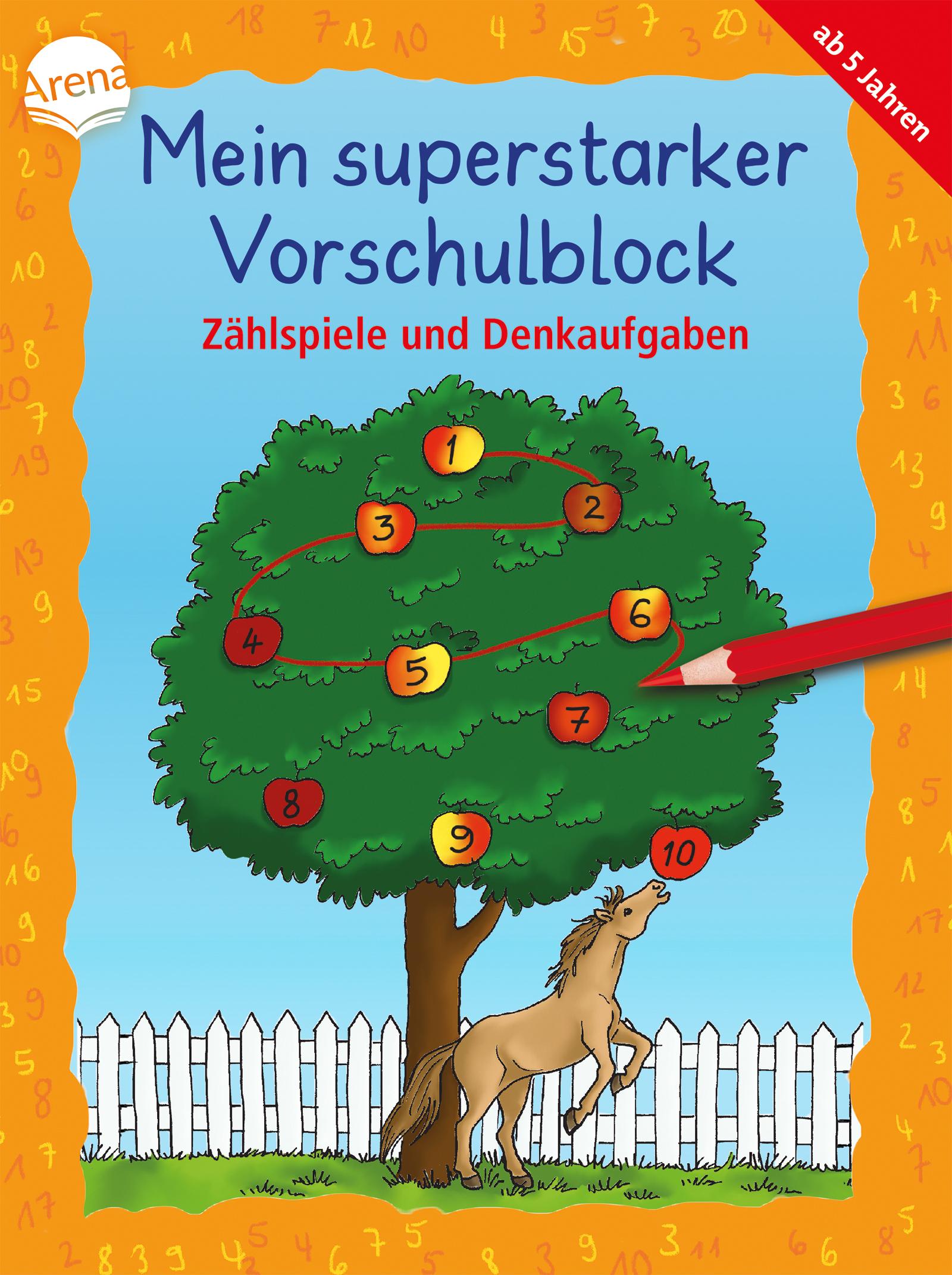 Mein superstarker Vorschulblock. Zählspiele und Denkaufgaben