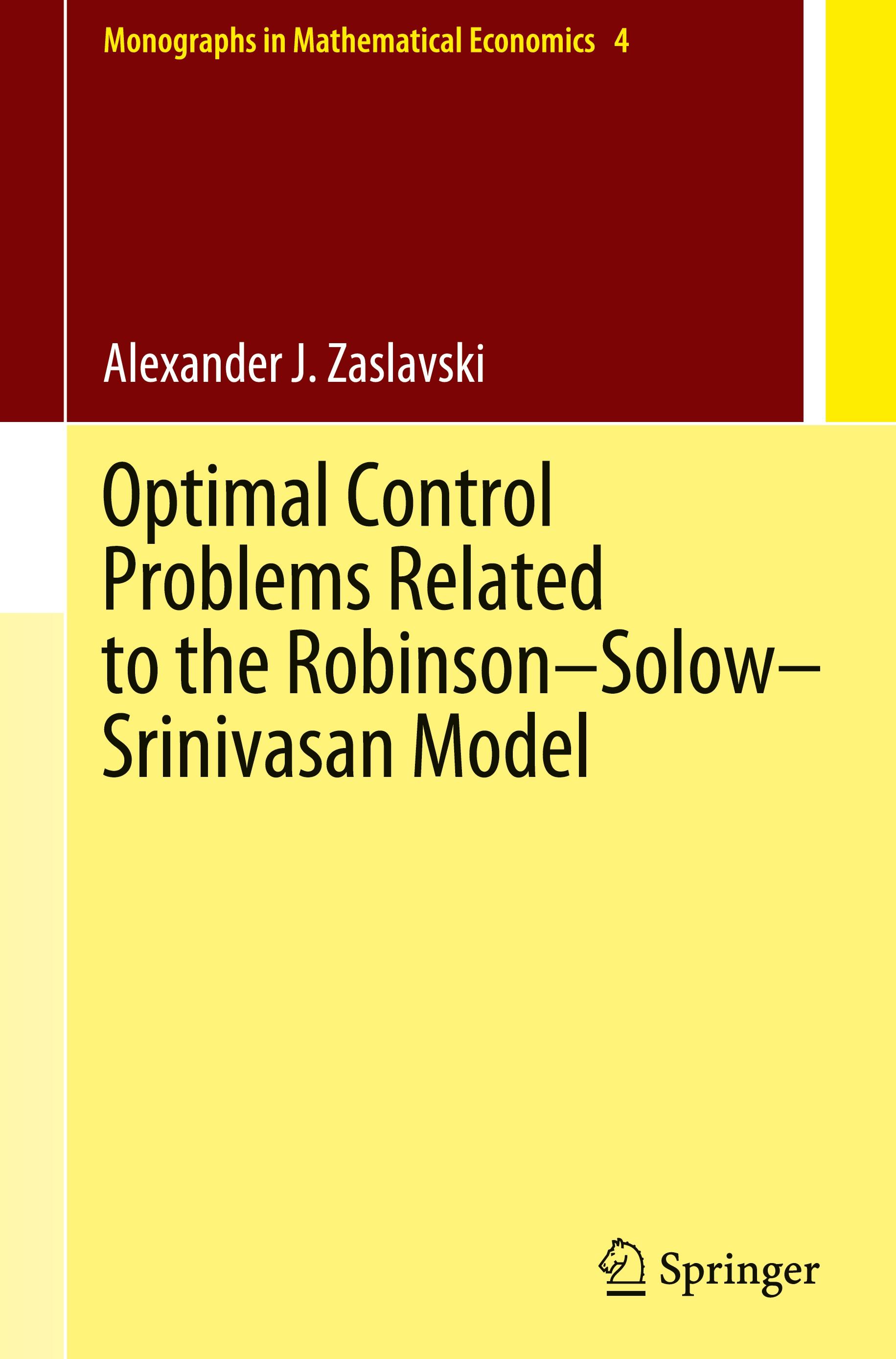 Optimal Control Problems Related to the Robinson¿Solow¿Srinivasan Model