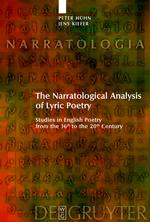 The Narratological Analysis of Lyric Poetry