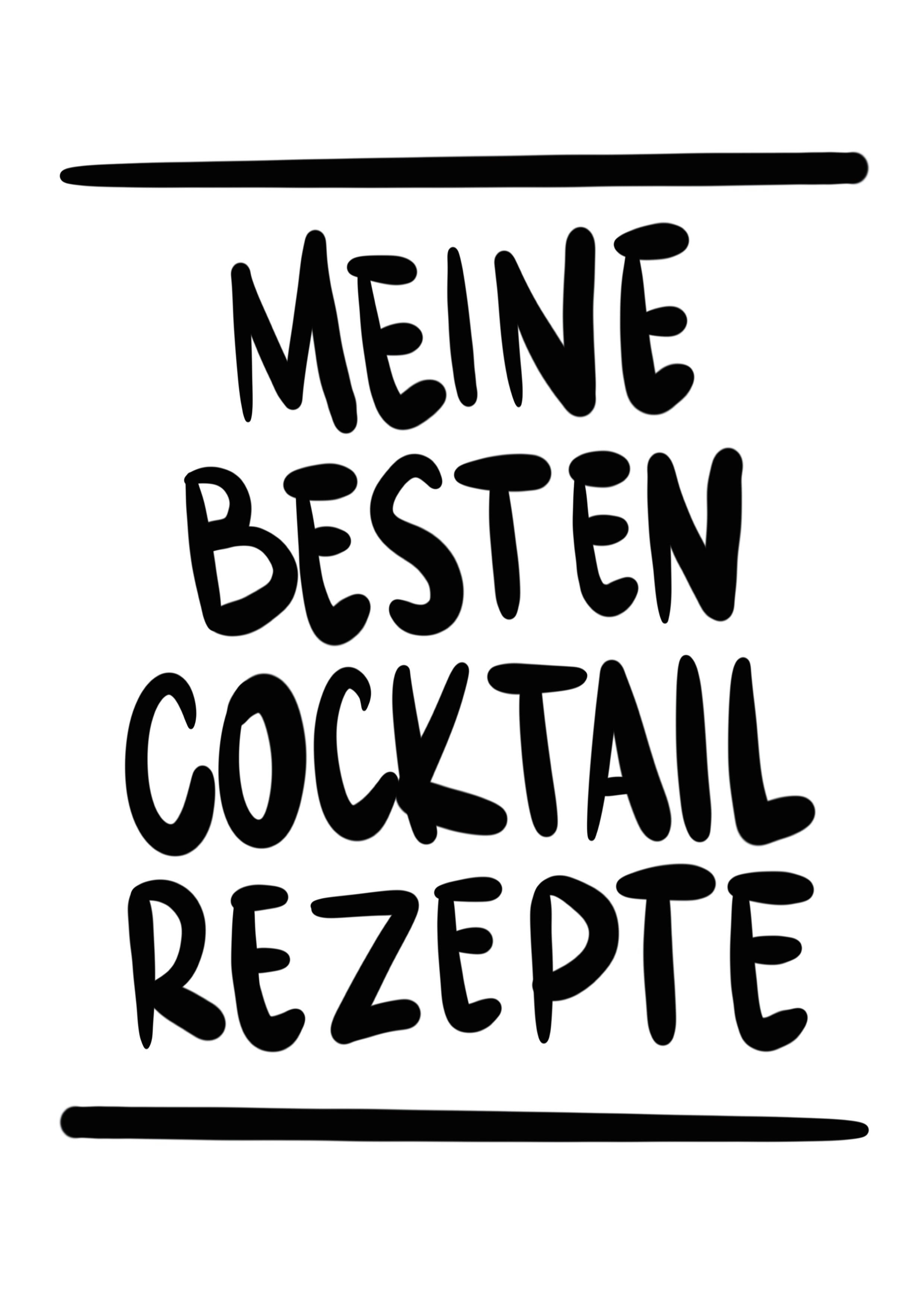 Meine besten Cocktail Rezepte Ringbuch