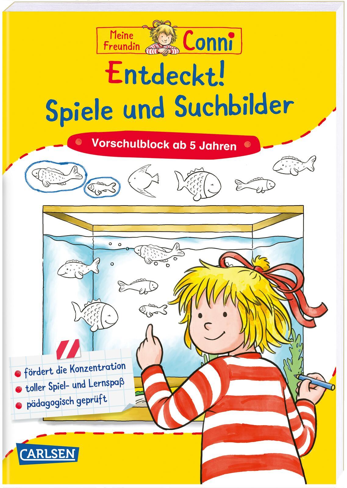 Conni Gelbe Reihe (Beschäftigungsbuch): Entdeckt! Spiele und Suchbilder