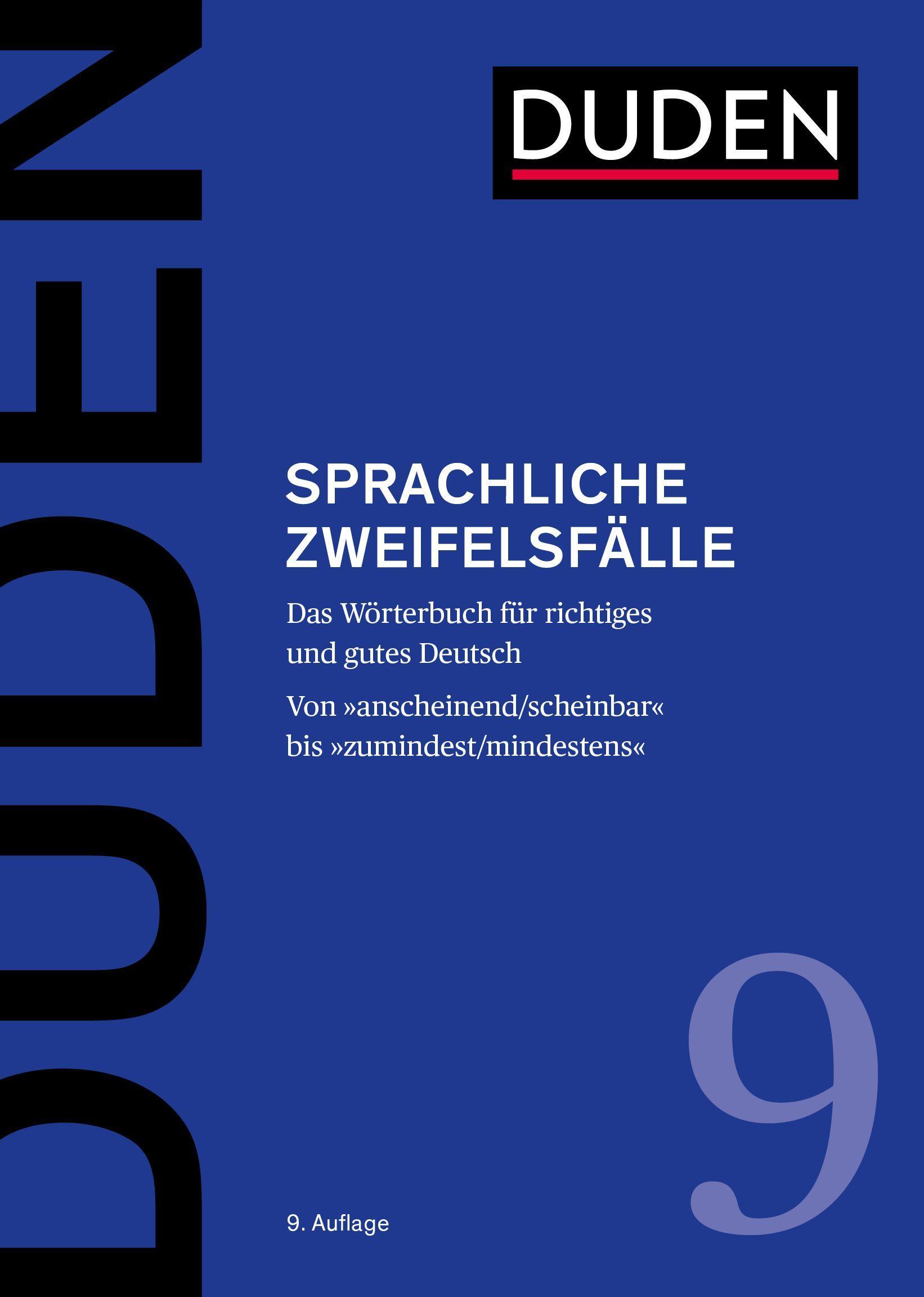 Duden ? Sprachliche Zweifelsfälle