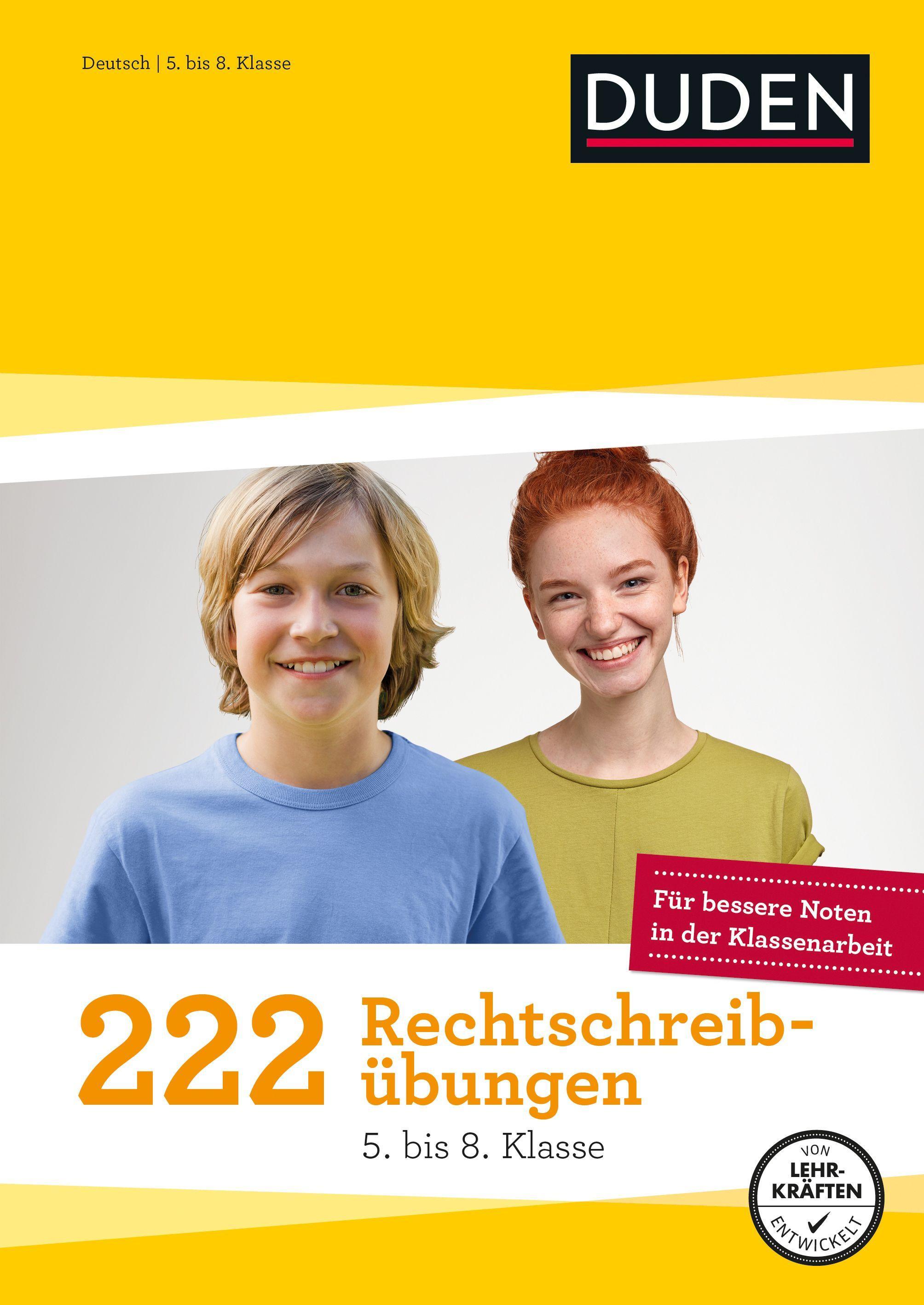 222 Rechtschreibübungen - 5. bis 8. Klasse