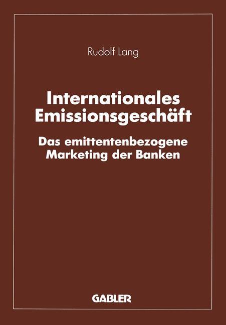 Internationales Emissionsgeschäft