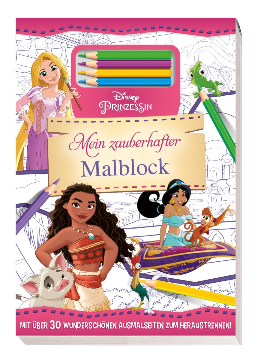 Disney Prinzessin: Mein zauberhafter Malblock