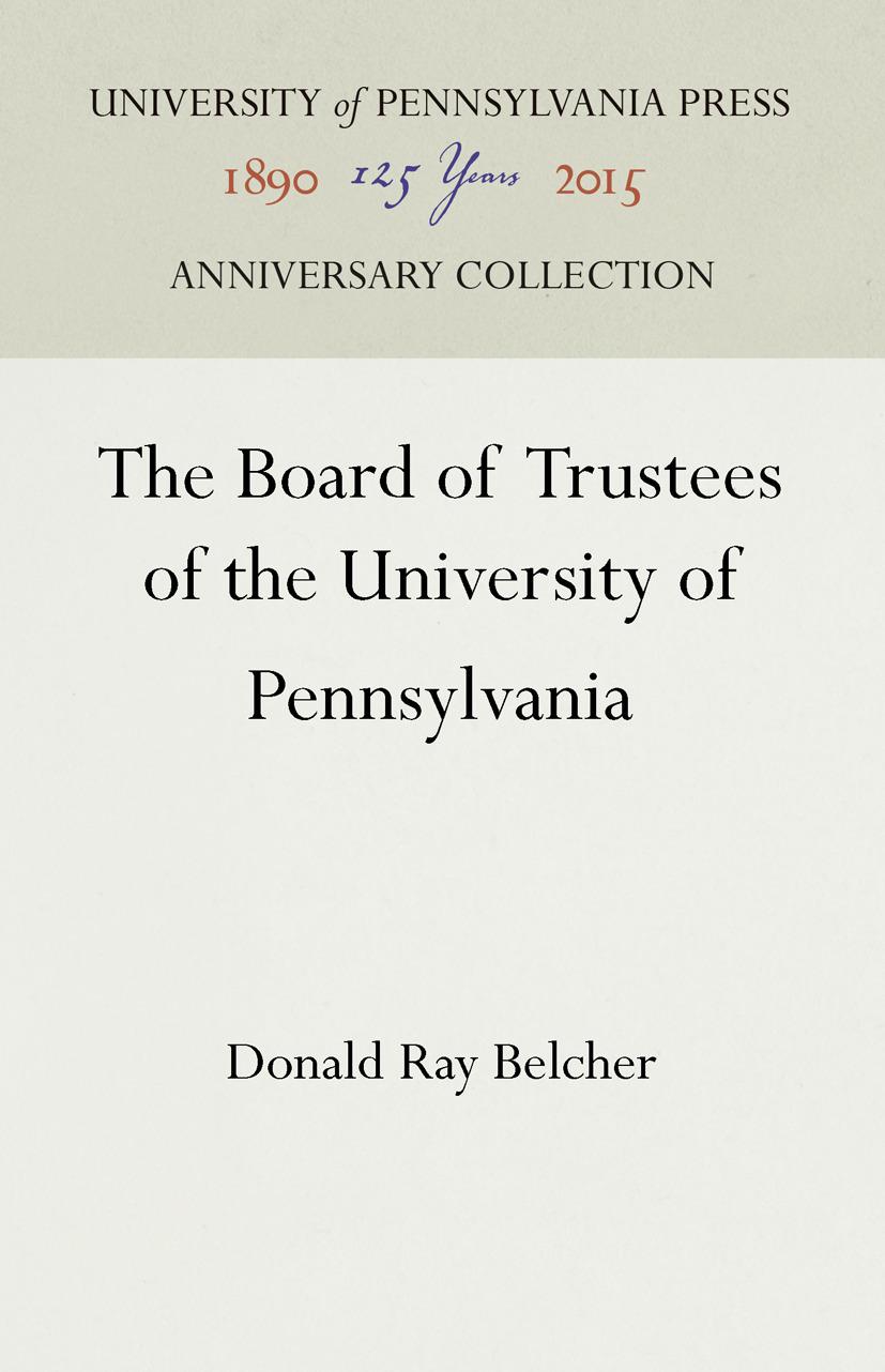 The Board of Trustees of the University of Pennsylvania