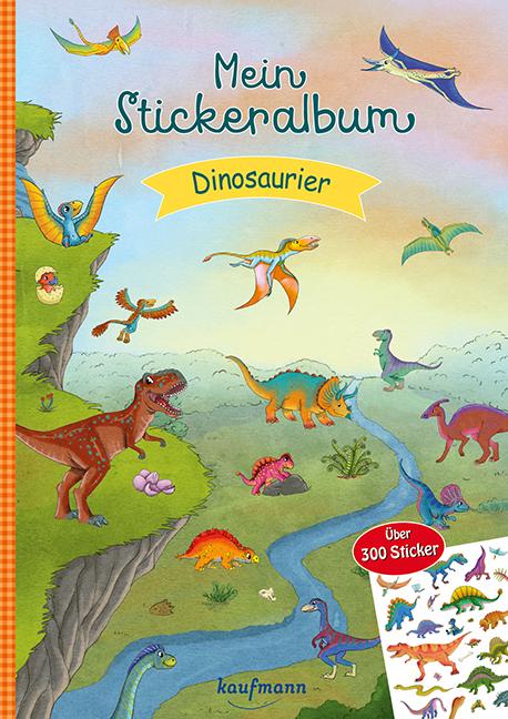 Mein Stickeralbum Dinosaurier