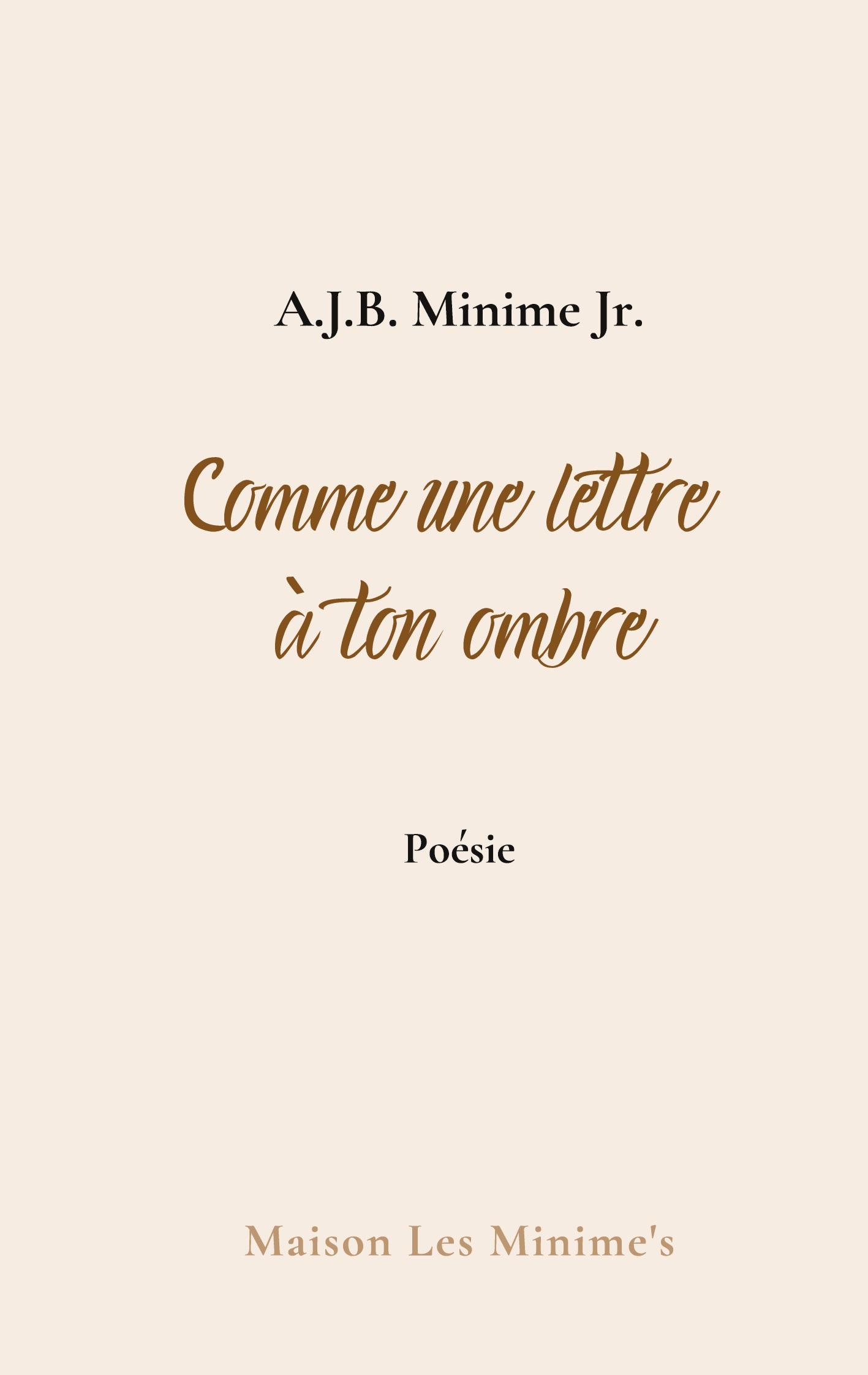 Comme une lettre à ton ombre