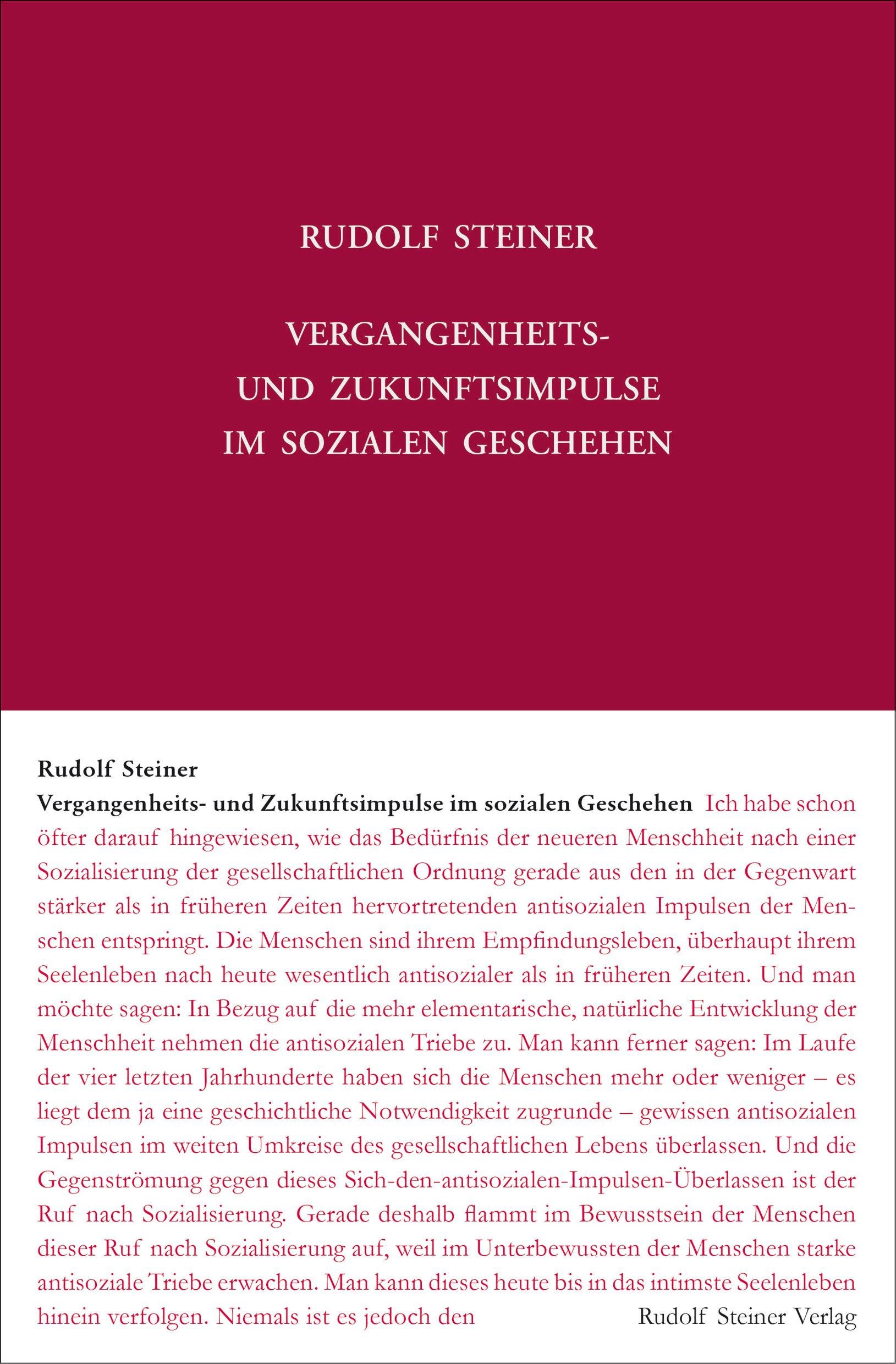 Vergangenheits- und Zukunftsimpulse im sozialen Geschehen