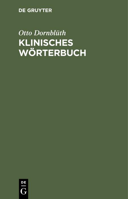 Klinisches Wörterbuch