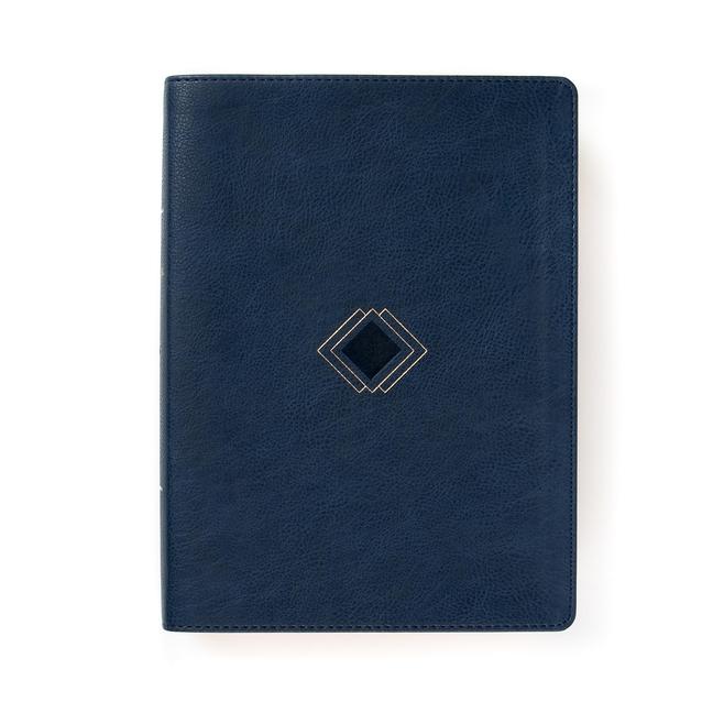 CSB Day-By-Day Chronological Bible, Navy Leathertouch