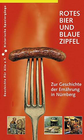 Rotes Bier und blaue Zipfel