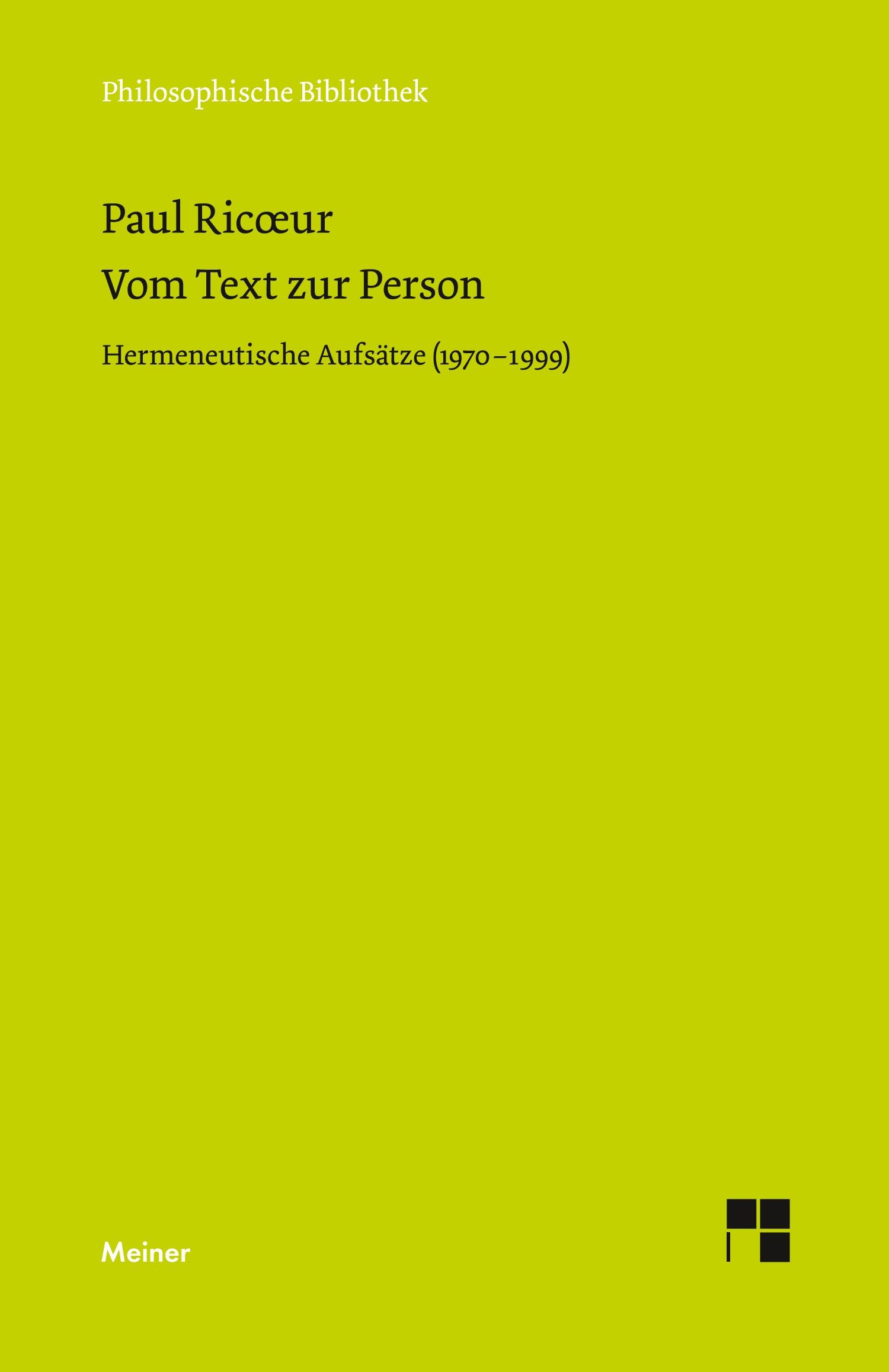 Vom Text zur Person