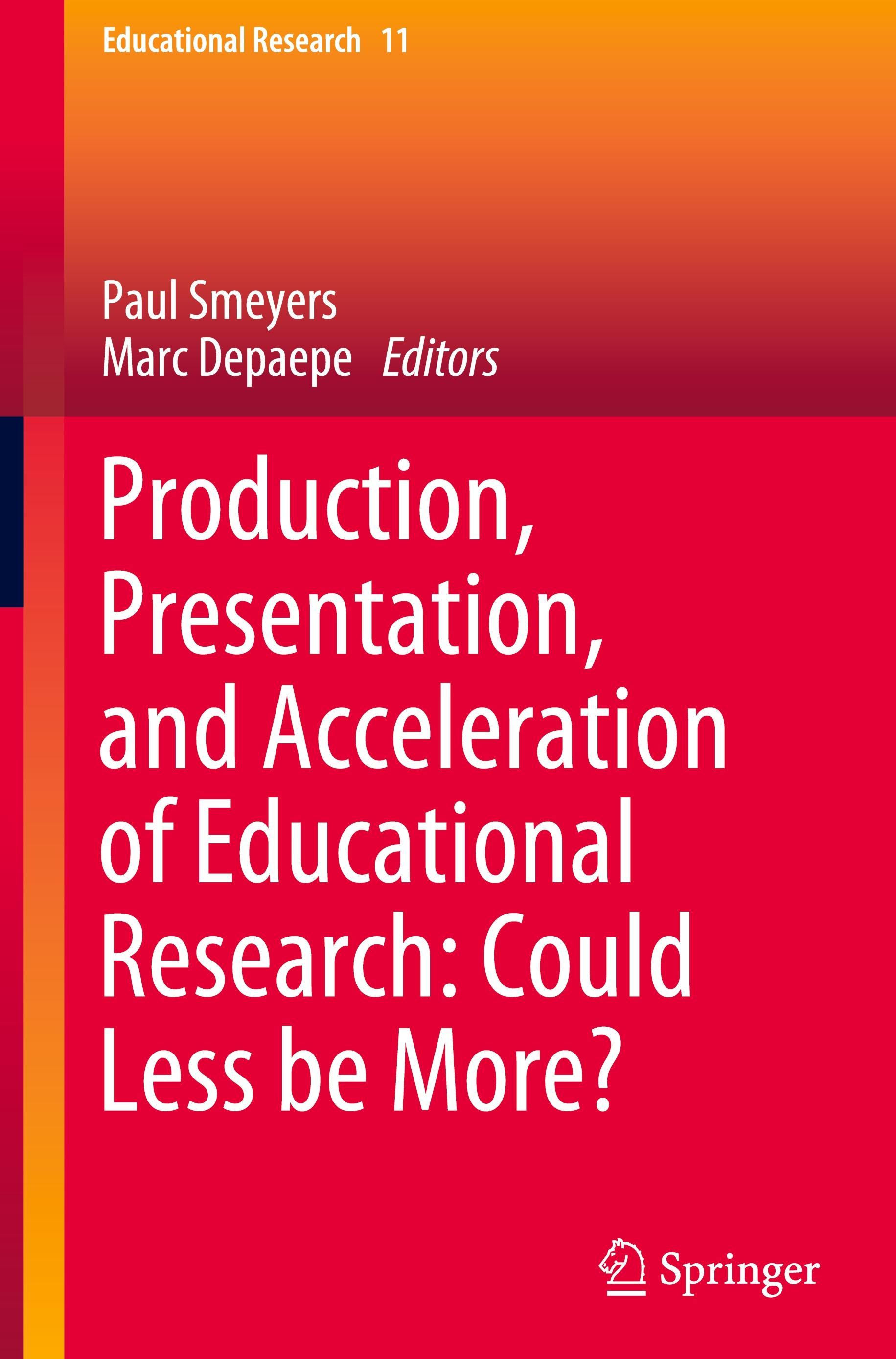 Production, Presentation, and Acceleration of Educational Research: Could Less be More?