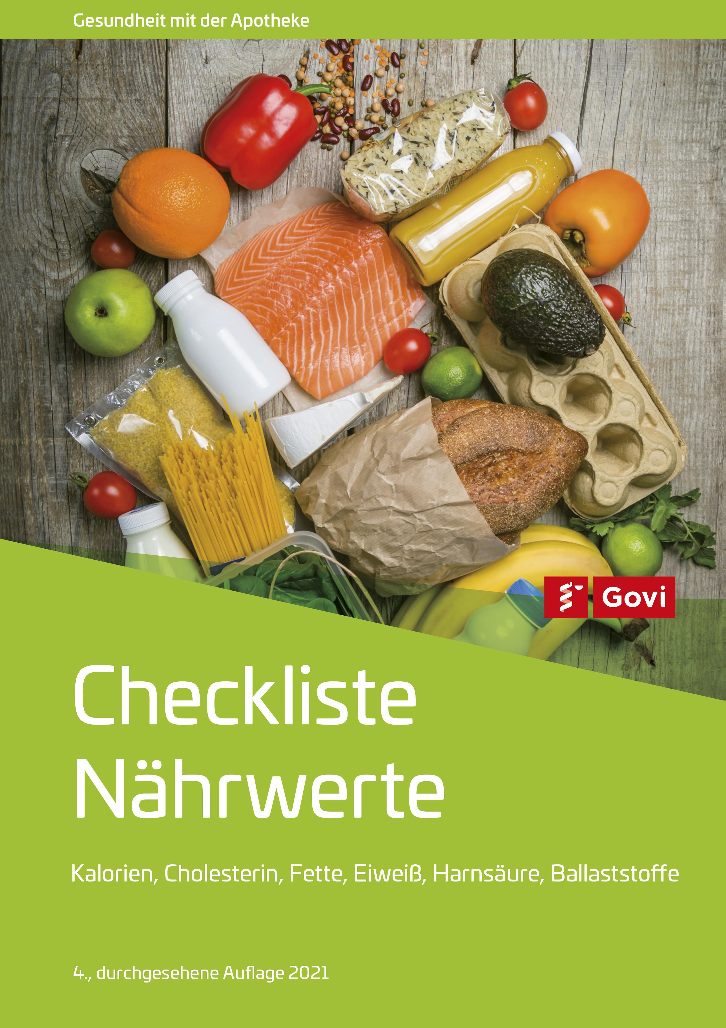 Checkliste Nährwerte