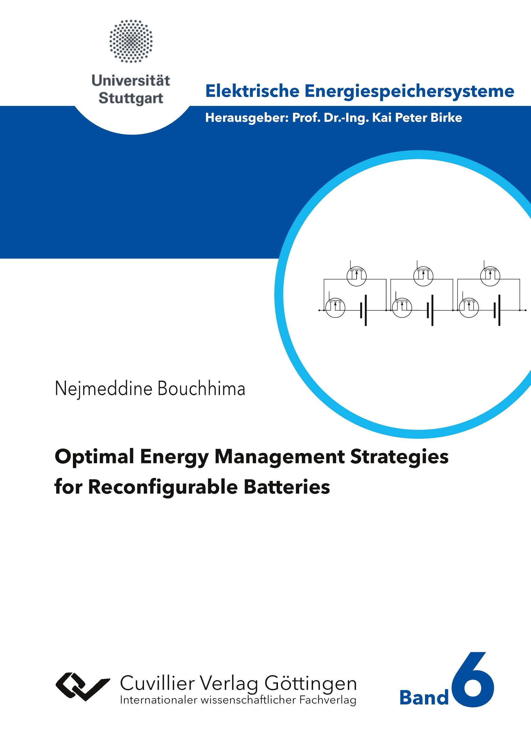 Optimal Energy Management Strategies for Reconfigurable Batteries