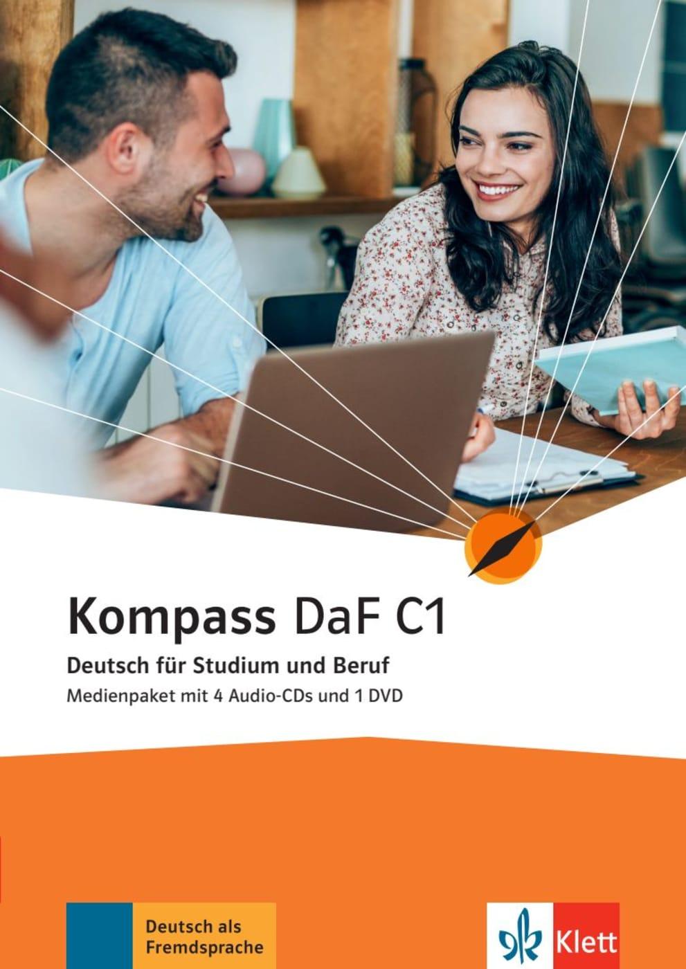 Kompass DaF C1. Medienpaket (4 Audio-CDs + DVD)