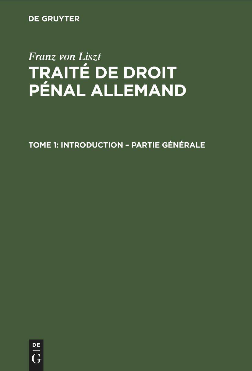 Introduction ¿ Partie Générale