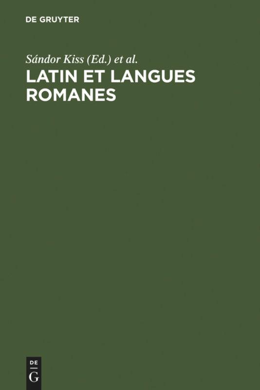 Latin et langues romanes