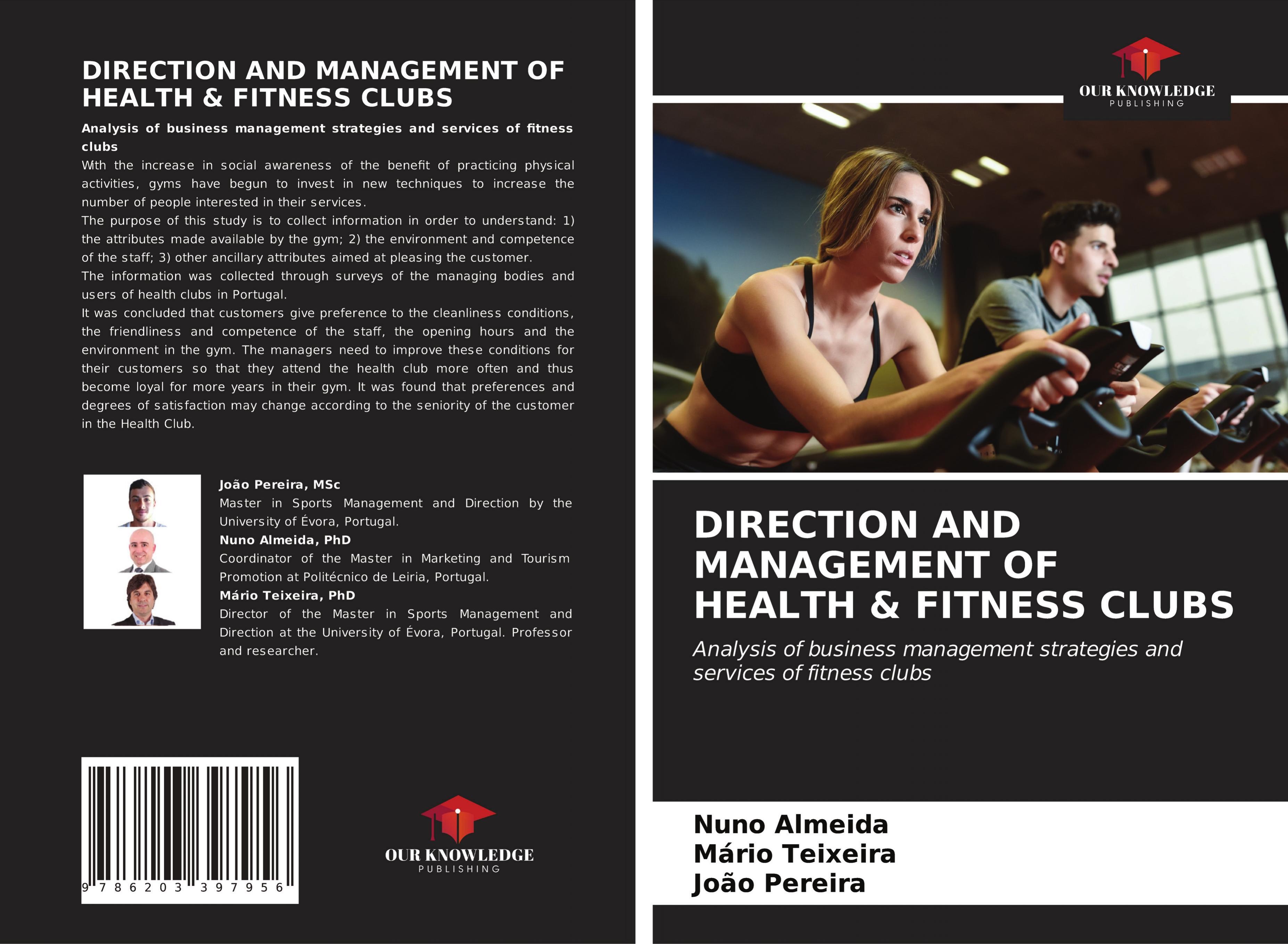 DIRECTION AND MANAGEMENT OF HEALTH & FITNESS CLUBS