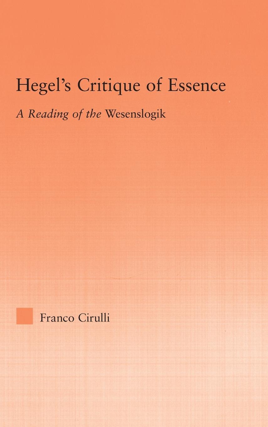 Hegel's Critique of Essence